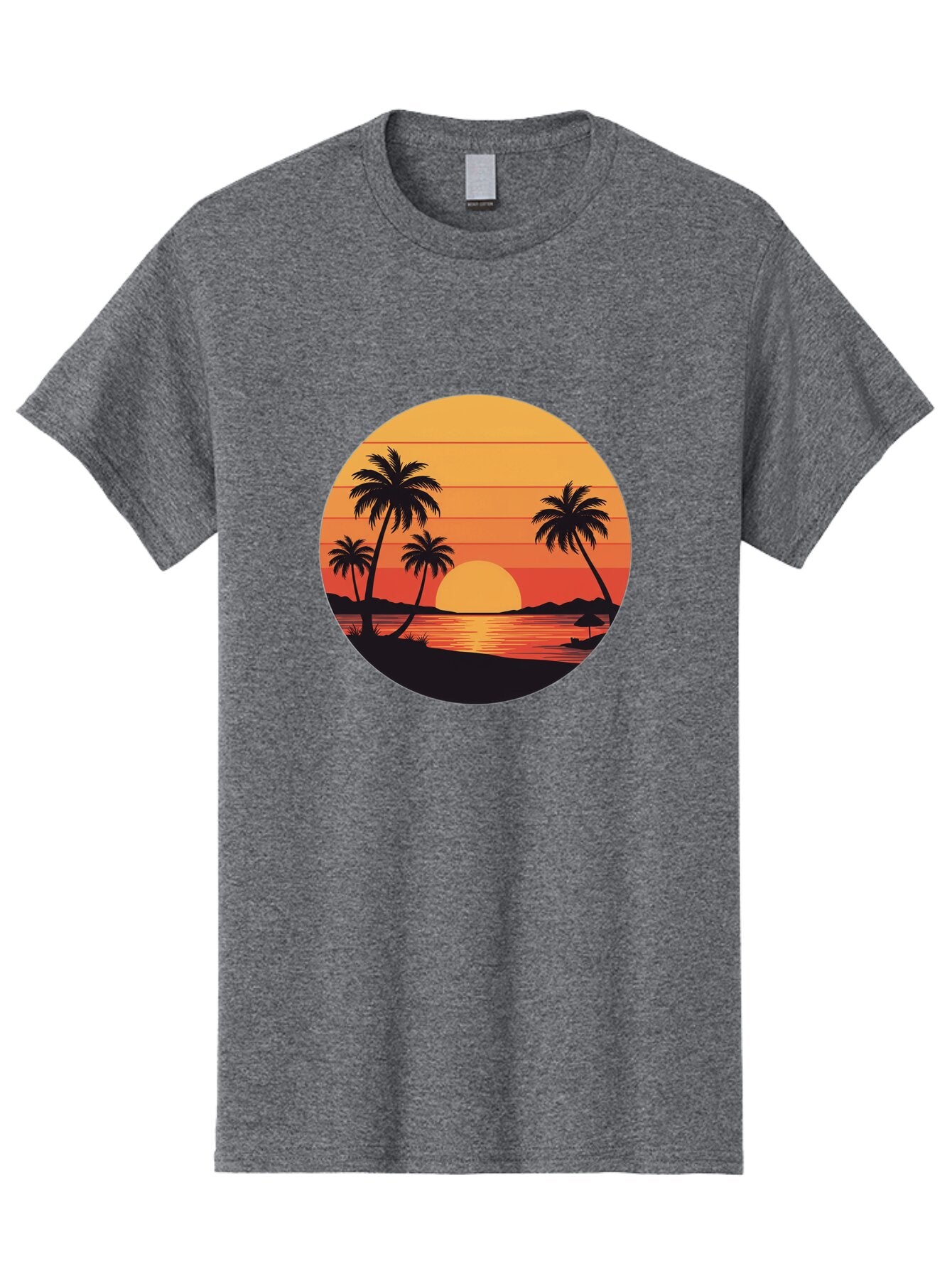Tropical-Sunset Men'S Graphic Tee, 100% Cotton, Comfortable Casual Summer Wear, Machine Washable, Vintage Camera, Old Camera, Antique Camera, Black Camera, Classic Photography, Photography Equipment, Nostalgic Device, Film Camera, Camera Art Ban862 12