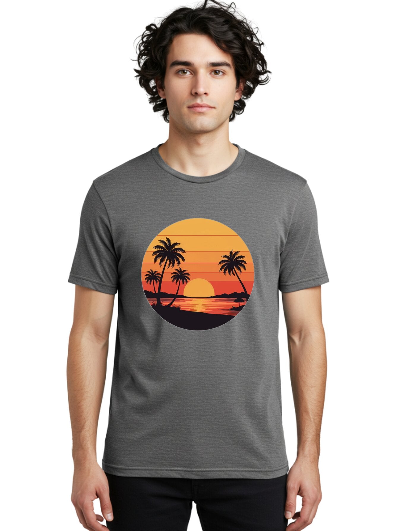 Tropical-Sunset Men'S Graphic Tee, 100% Cotton, Comfortable Casual Summer Wear, Machine Washable, Vintage Camera, Old Camera, Antique Camera, Black Camera, Classic Photography, Photography Equipment, Nostalgic Device, Film Camera, Camera Art Ban862 28