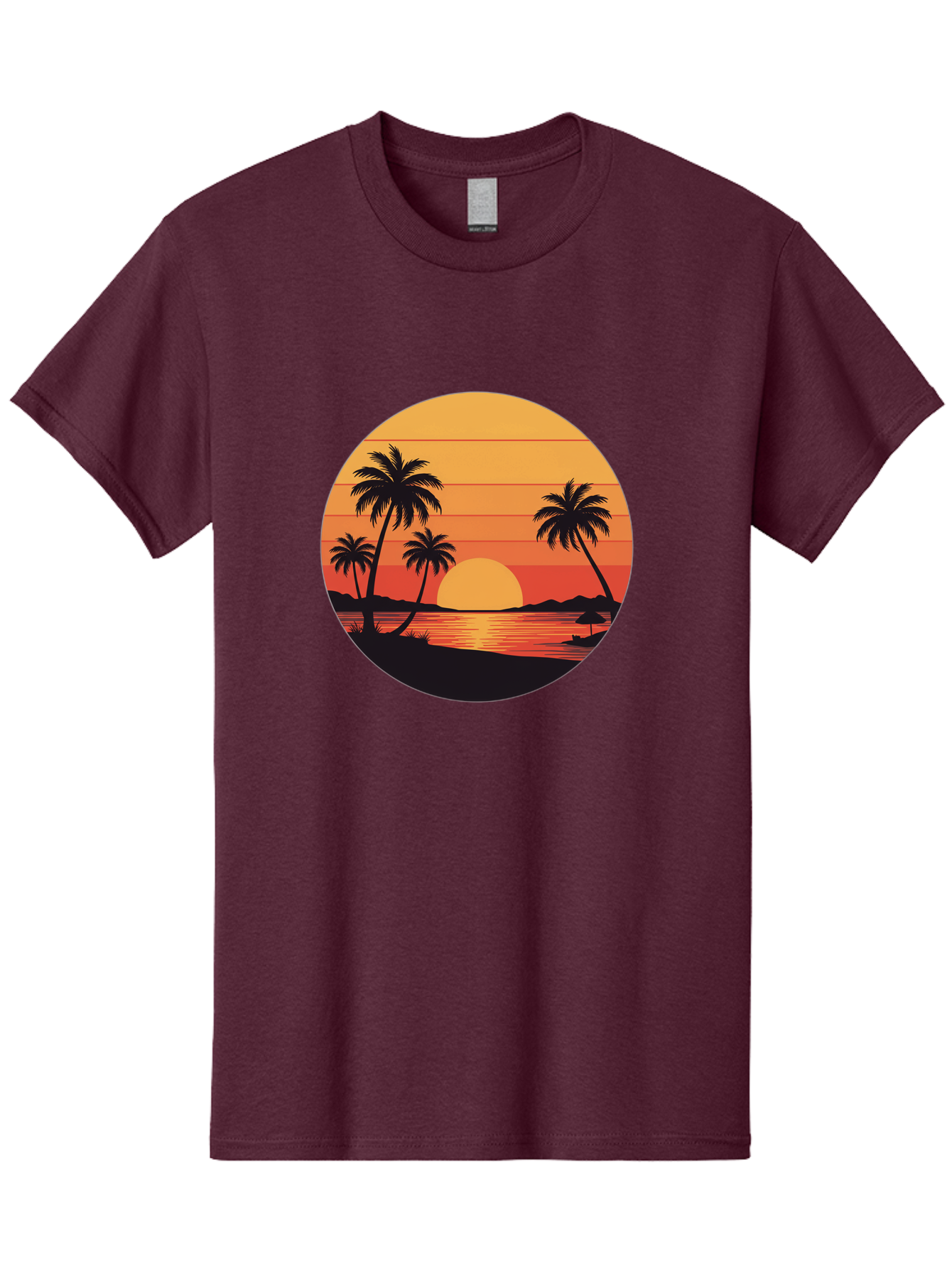 Tropical-Sunset Men'S Graphic Tee, 100% Cotton, Comfortable Casual Summer Wear, Machine Washable, Vintage Camera, Old Camera, Antique Camera, Black Camera, Classic Photography, Photography Equipment, Nostalgic Device, Film Camera, Camera Art Ban862 8
