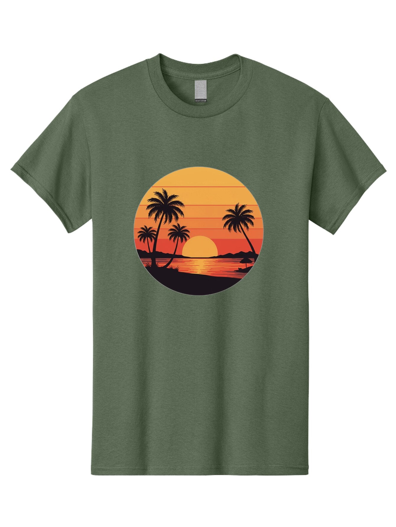 Tropical-Sunset Men'S Graphic Tee, 100% Cotton, Comfortable Casual Summer Wear, Machine Washable, Vintage Camera, Old Camera, Antique Camera, Black Camera, Classic Photography, Photography Equipment, Nostalgic Device, Film Camera, Camera Art Ban862 14