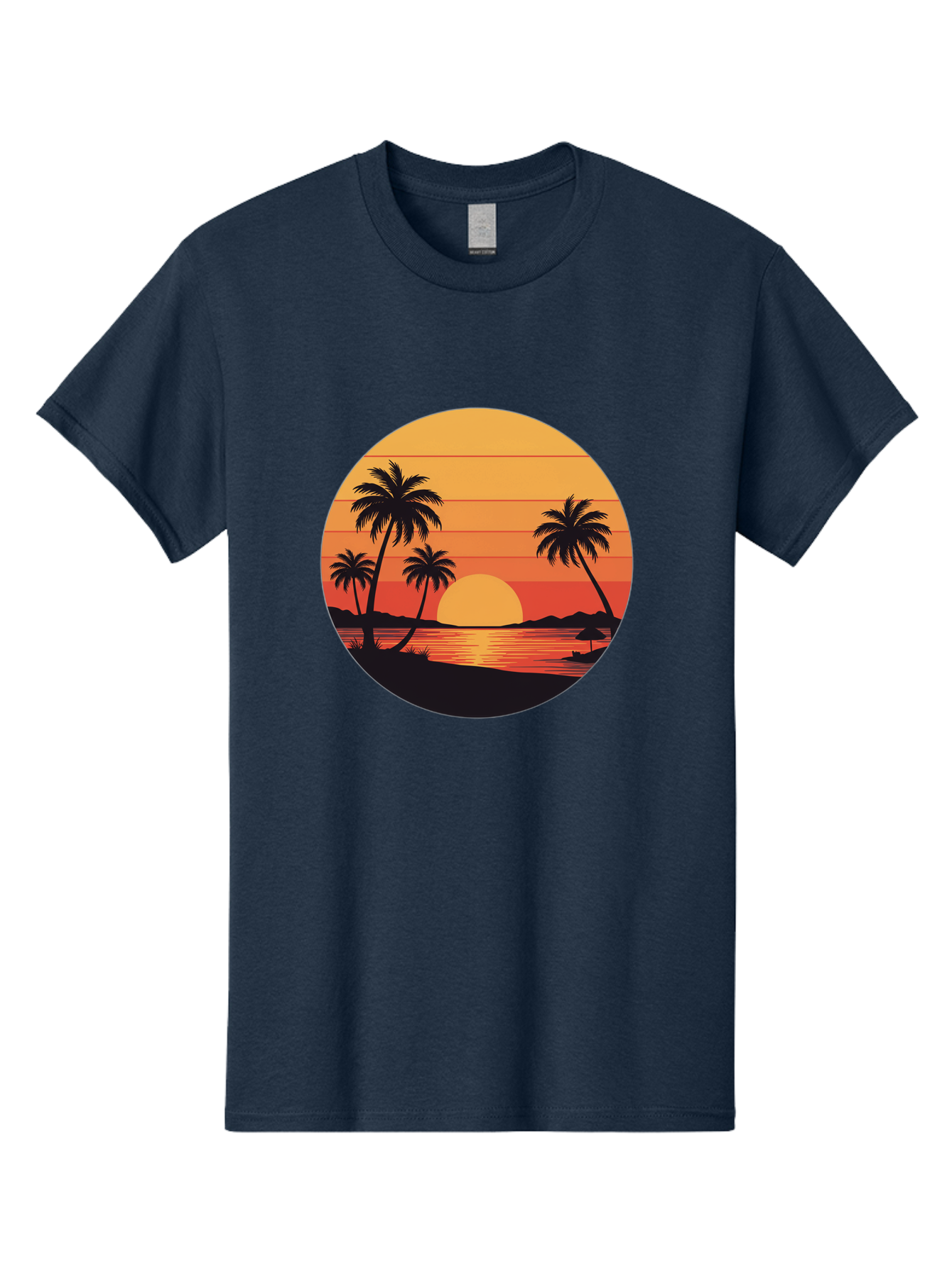 Tropical-Sunset Men'S Graphic Tee, 100% Cotton, Comfortable Casual Summer Wear, Machine Washable, Vintage Camera, Old Camera, Antique Camera, Black Camera, Classic Photography, Photography Equipment, Nostalgic Device, Film Camera, Camera Art Ban862 7