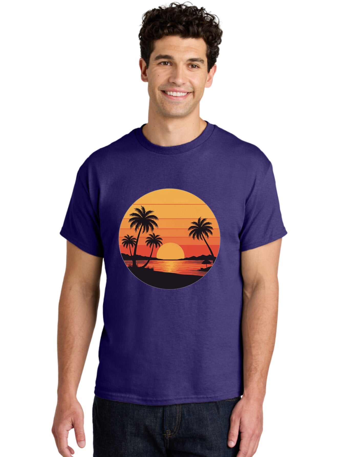 Tropical-Sunset Men'S Graphic Tee, 100% Cotton, Comfortable Casual Summer Wear, Machine Washable, Vintage Camera, Old Camera, Antique Camera, Black Camera, Classic Photography, Photography Equipment, Nostalgic Device, Film Camera, Camera Art Ban862 26