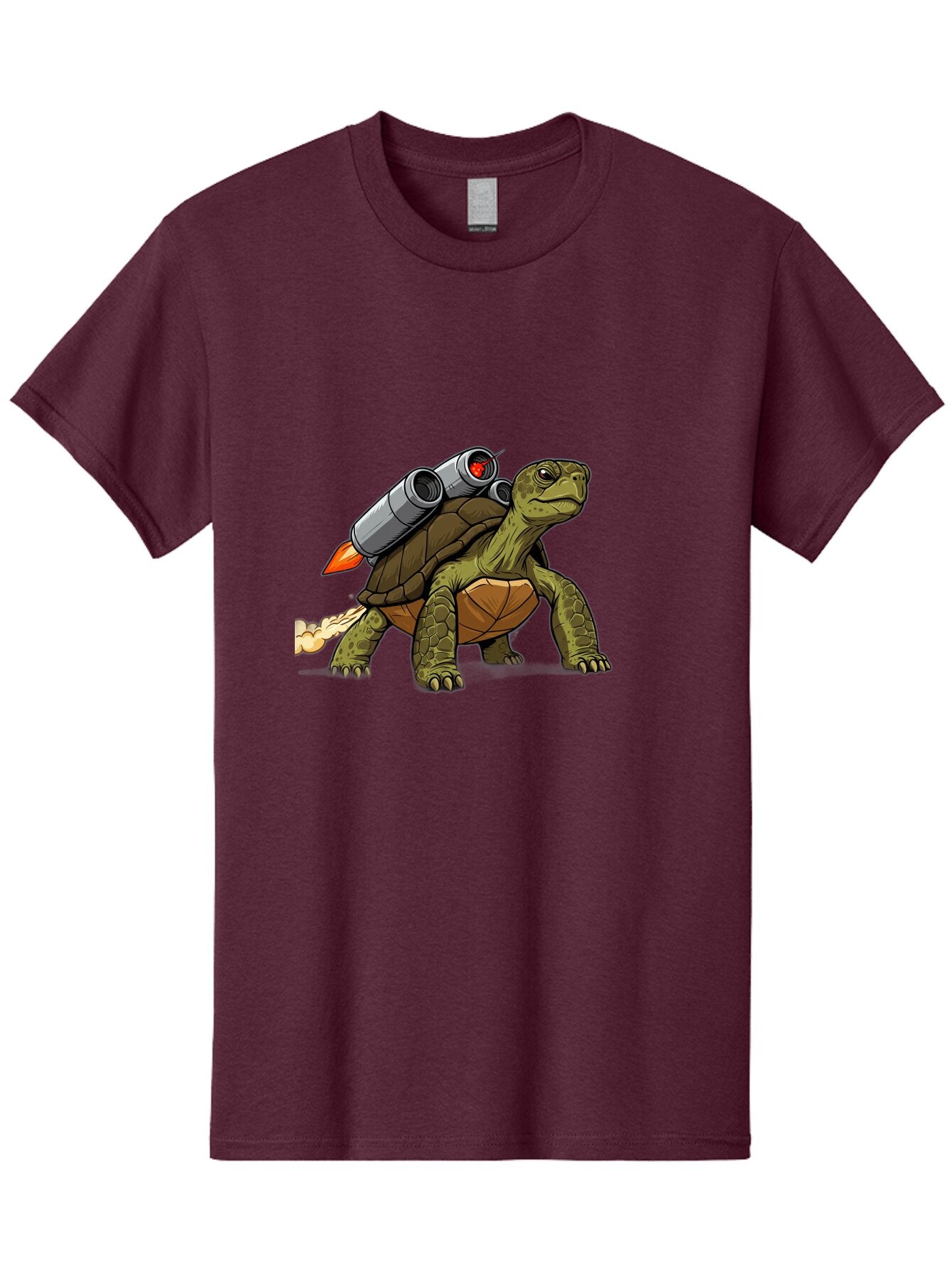 Turtle-Rocket-2 Men'S Graphic Tee, 100% Cotton, Comfortable Casual Summer Wear, Machine Washable, Vintage Camera, Old Camera, Antique Camera, Black Camera, Classic Photography, Photography Equipment, Nostalgic Device, Film Camera, Camera Art Ban868