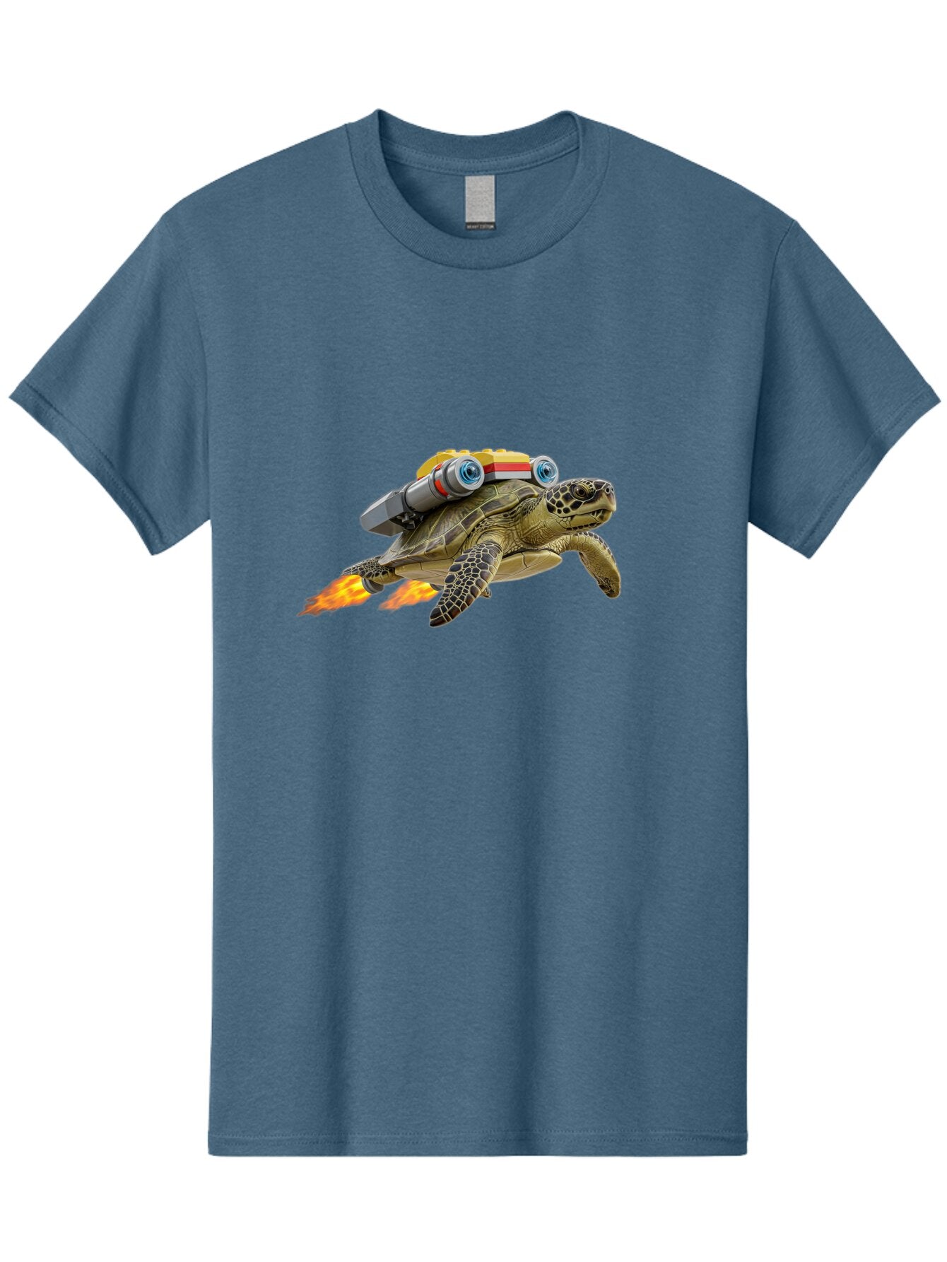 Turtle-With-Jetpack Men'S Graphic Tee, 100% Cotton, Comfortable Casual Summer Wear, Machine Washable, Vintage Camera, Old Camera, Antique Camera, Black Camera, Classic Photography, Photography Equipment, Nostalgic Device, Film Camera, Ban871 6