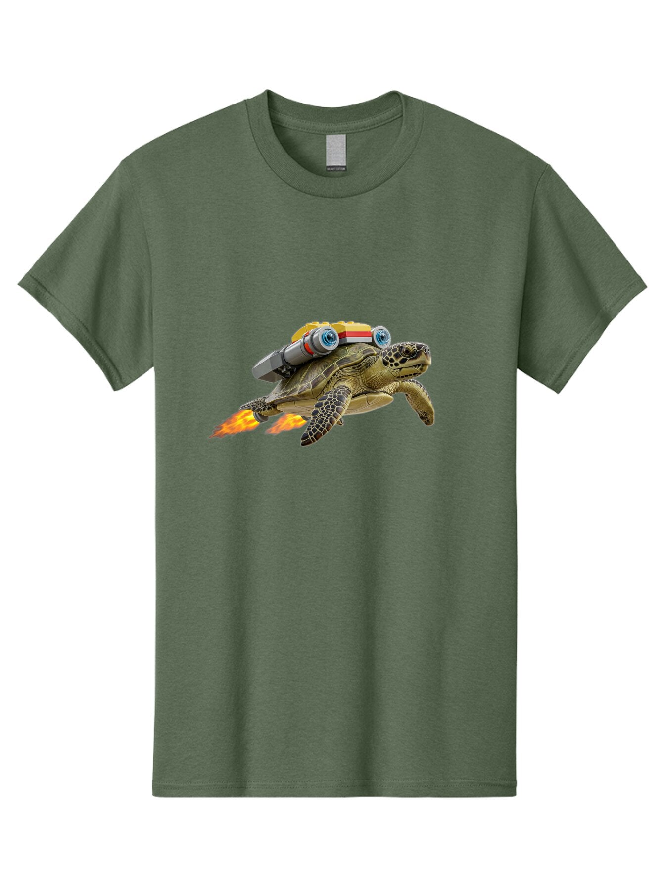 Turtle-With-Jetpack Men'S Graphic Tee, 100% Cotton, Comfortable Casual Summer Wear, Machine Washable, Vintage Camera, Old Camera, Antique Camera, Black Camera, Classic Photography, Photography Equipment, Nostalgic Device, Film Camera, Ban871 3