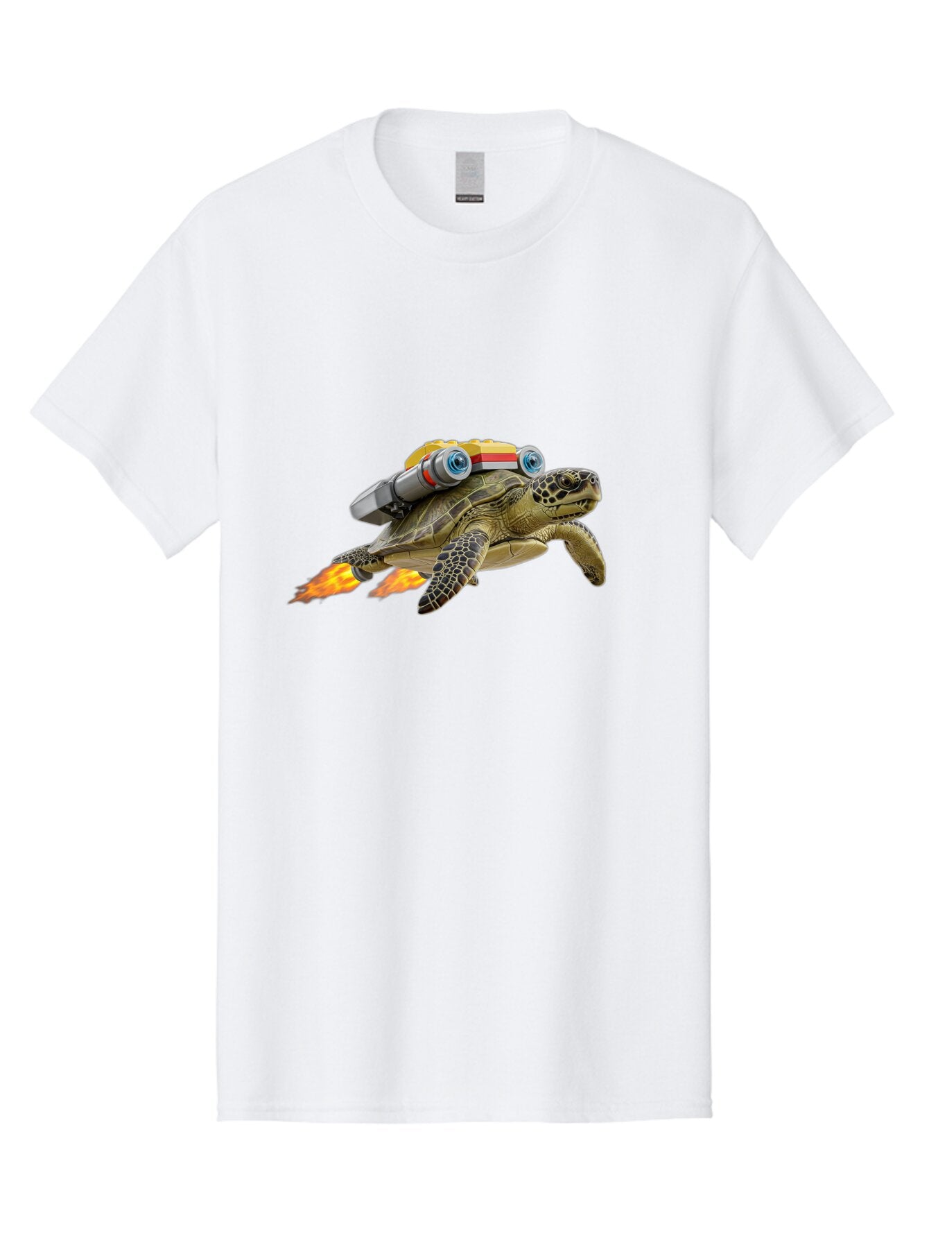 Turtle-With-Jetpack Men'S Graphic Tee, 100% Cotton, Comfortable Casual Summer Wear, Machine Washable, Vintage Camera, Old Camera, Antique Camera, Black Camera, Classic Photography, Photography Equipment, Nostalgic Device, Film Camera, Ban871 5