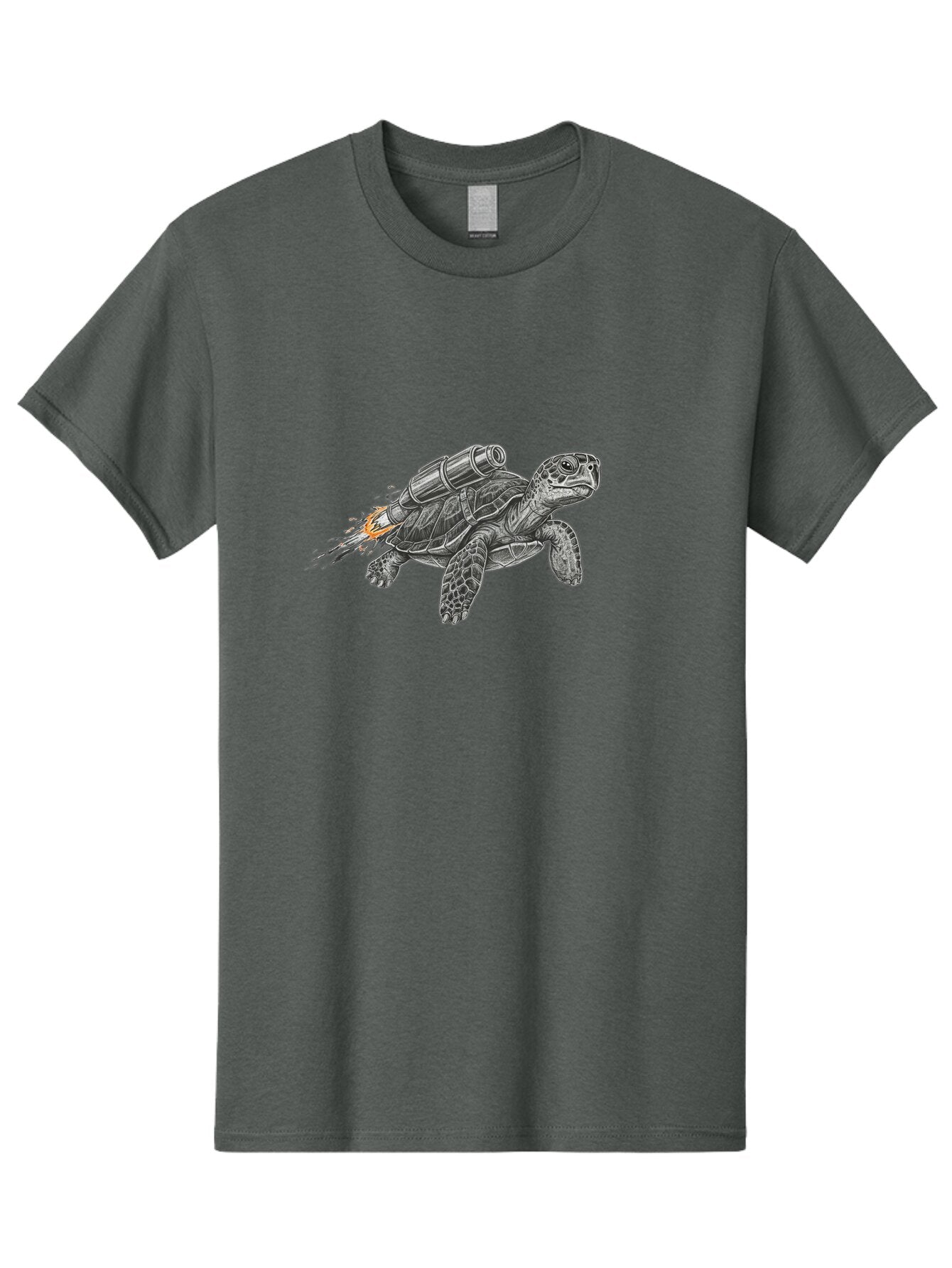 Turtle-With-Rocket-Pack-2 Men'S Graphic Tee, 100% Cotton, Comfortable Casual Summer Wear, Machine Washable, Vintage Camera, Old Camera, Antique Camera, Black Camera, Classic Photography, Photography Equipment, Nostalgic Device, Film Camera, Ban873 9