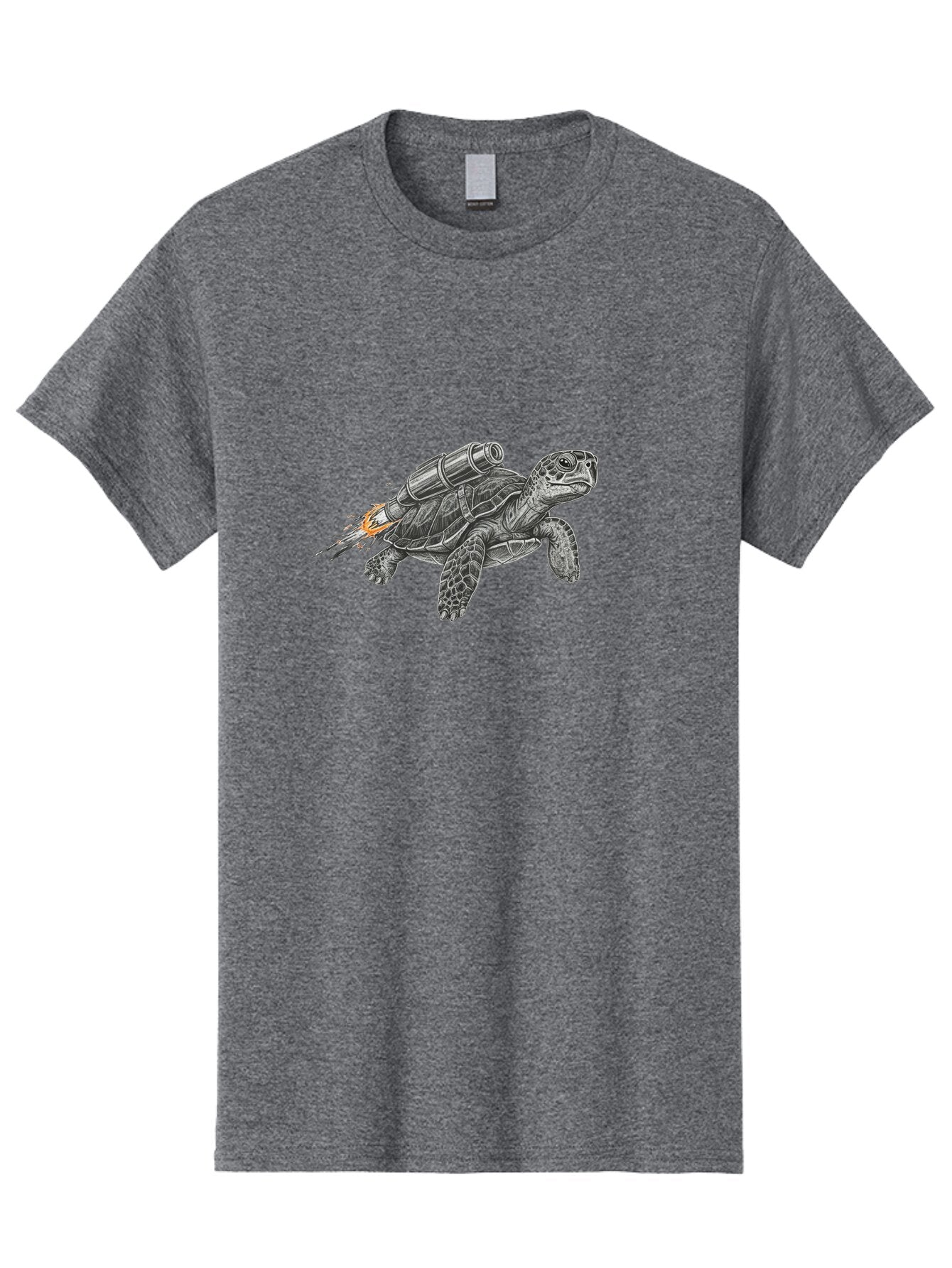 Turtle-With-Rocket-Pack-2 Men'S Graphic Tee, 100% Cotton, Comfortable Casual Summer Wear, Machine Washable, Vintage Camera, Old Camera, Antique Camera, Black Camera, Classic Photography, Photography Equipment, Nostalgic Device, Film Camera, Ban873 11