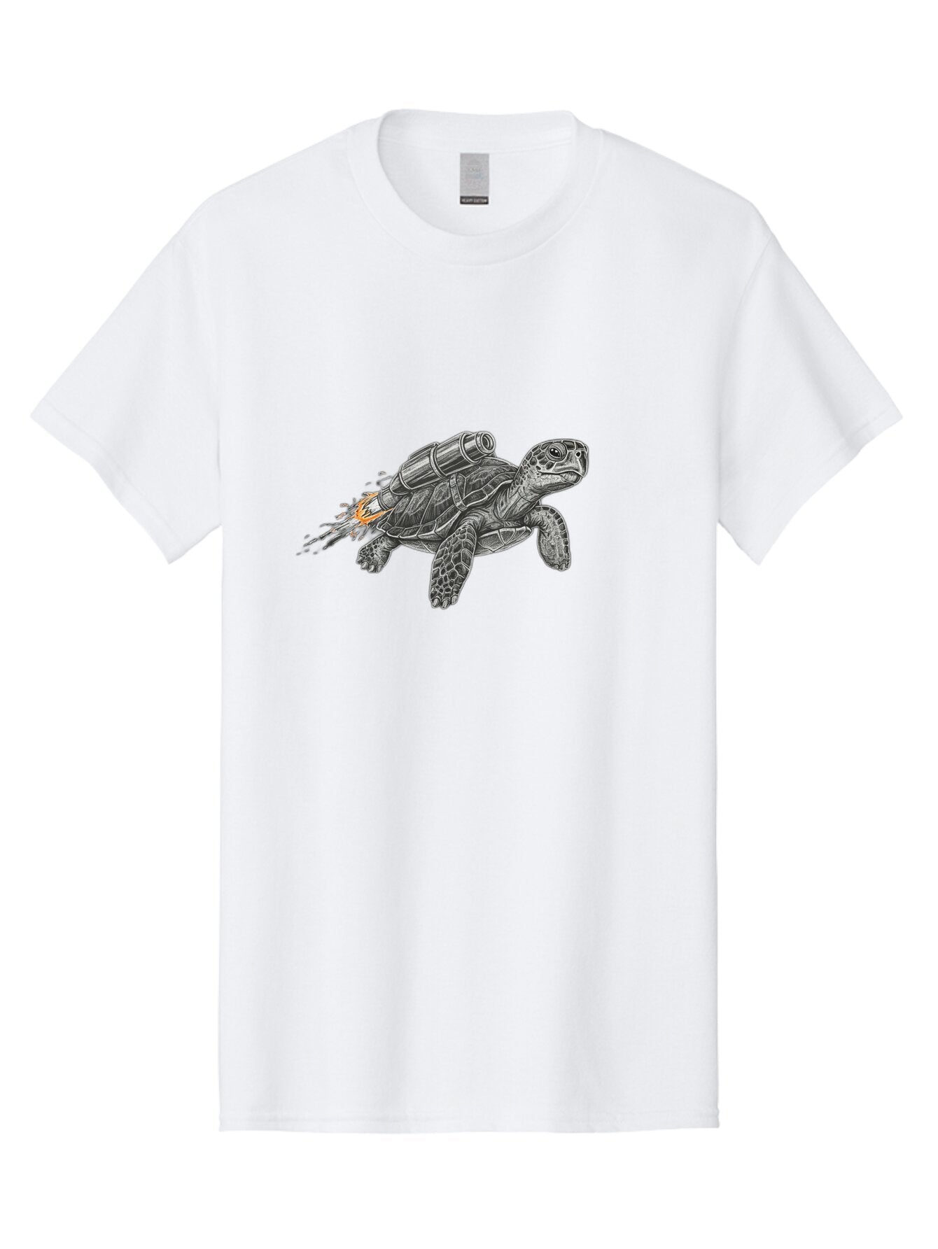 Turtle-With-Rocket-Pack-2 Men'S Graphic Tee, 100% Cotton, Comfortable Casual Summer Wear, Machine Washable, Vintage Camera, Old Camera, Antique Camera, Black Camera, Classic Photography, Photography Equipment, Nostalgic Device, Film Camera, Ban873 6