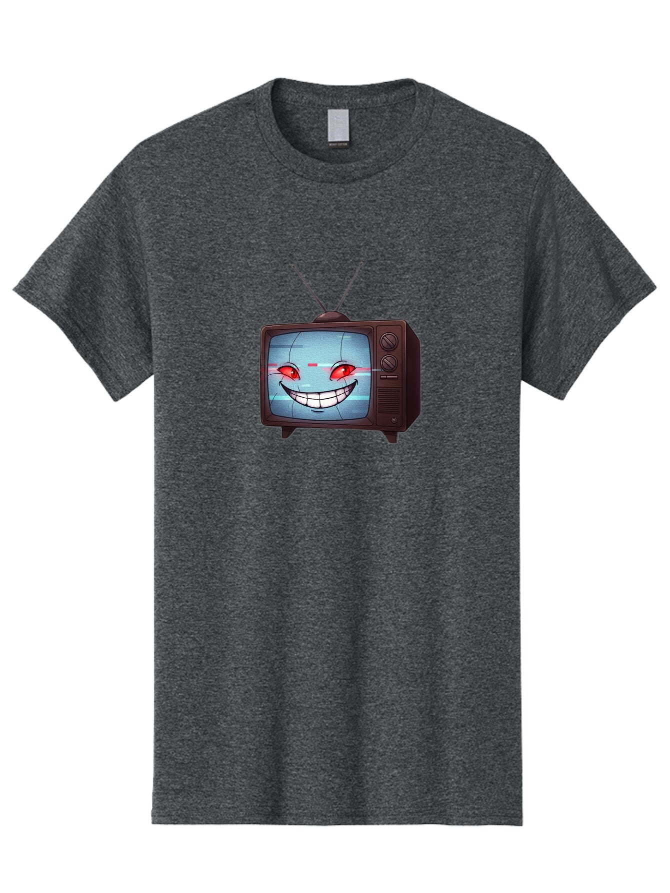 Tv-With-Creepy-Face Men'S Graphic Tee, 100% Cotton, Comfortable Casual Summer Wear, Machine Washable, Vintage Camera, Old Camera, Antique Camera, Black Camera, Classic Photography, Photography Equipment, Nostalgic Device, Film Camera, Ban877 10