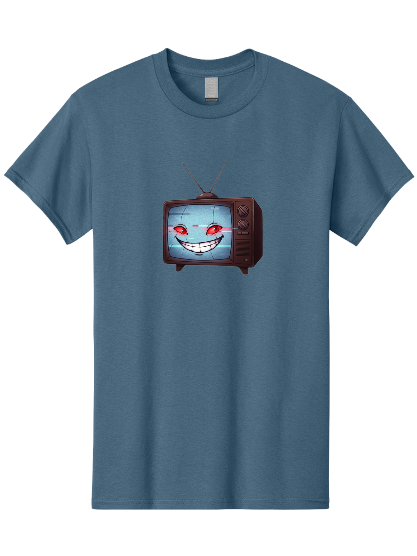Tv-With-Creepy-Face Men'S Graphic Tee, 100% Cotton, Comfortable Casual Summer Wear, Machine Washable, Vintage Camera, Old Camera, Antique Camera, Black Camera, Classic Photography, Photography Equipment, Nostalgic Device, Film Camera, Ban877 6