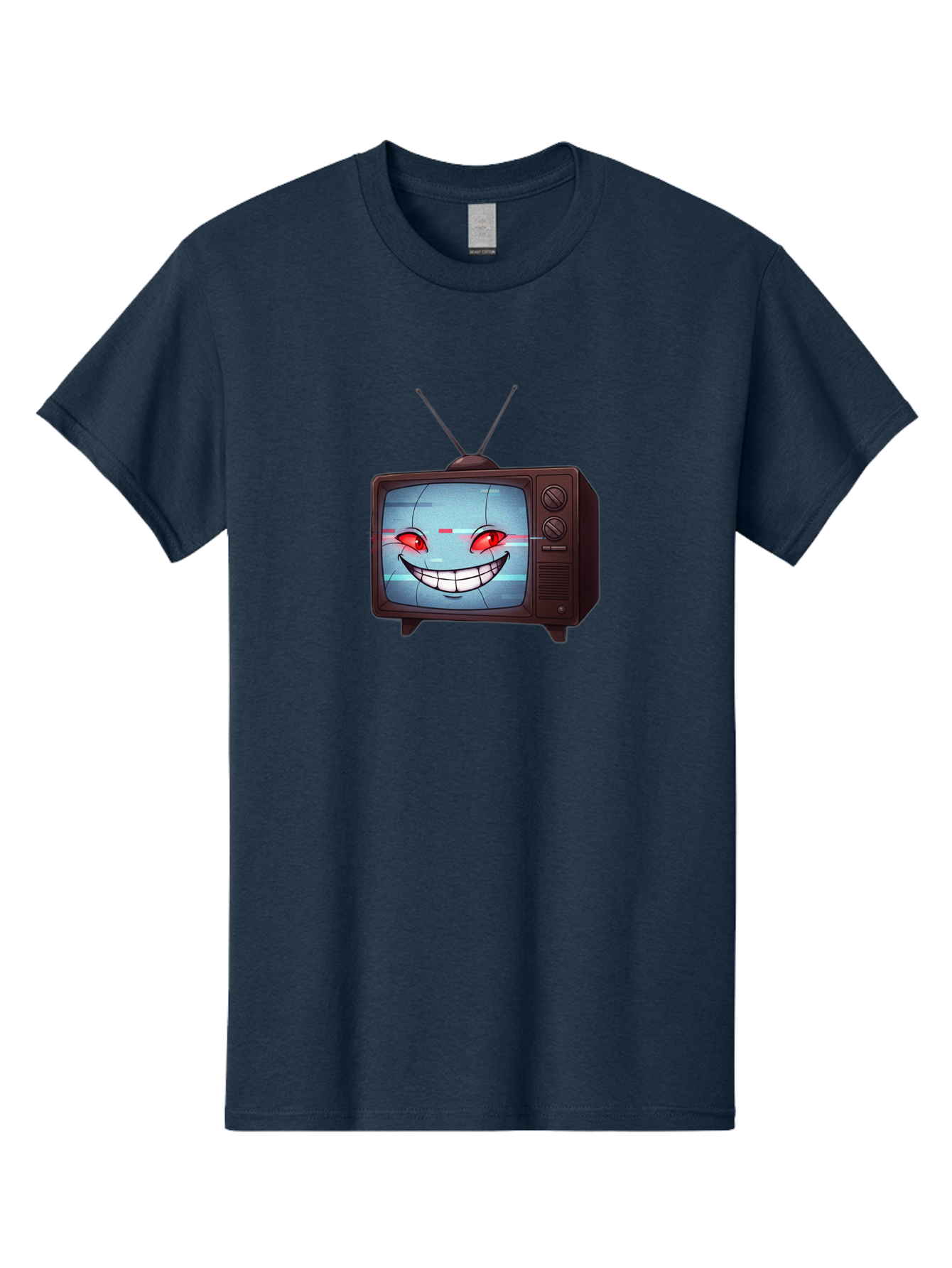 Tv-With-Creepy-Face Men'S Graphic Tee, 100% Cotton, Comfortable Casual Summer Wear, Machine Washable, Vintage Camera, Old Camera, Antique Camera, Black Camera, Classic Photography, Photography Equipment, Nostalgic Device, Film Camera, Ban877 7