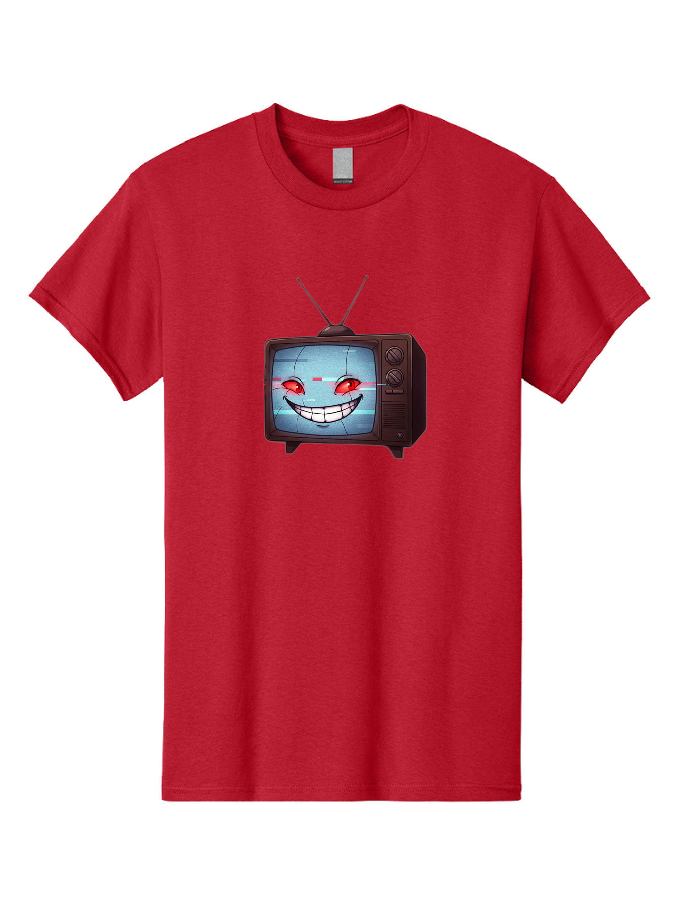 Tv-With-Creepy-Face Men'S Graphic Tee, 100% Cotton, Comfortable Casual Summer Wear, Machine Washable, Vintage Camera, Old Camera, Antique Camera, Black Camera, Classic Photography, Photography Equipment, Nostalgic Device, Film Camera, Ban877 5