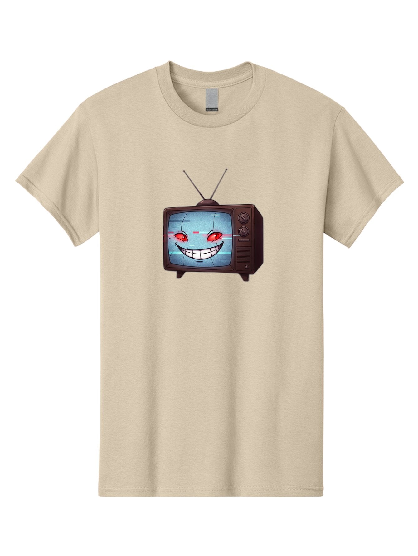 Tv-With-Creepy-Face Men'S Graphic Tee, 100% Cotton, Comfortable Casual Summer Wear, Machine Washable, Vintage Camera, Old Camera, Antique Camera, Black Camera, Classic Photography, Photography Equipment, Nostalgic Device, Film Camera, Ban877 14