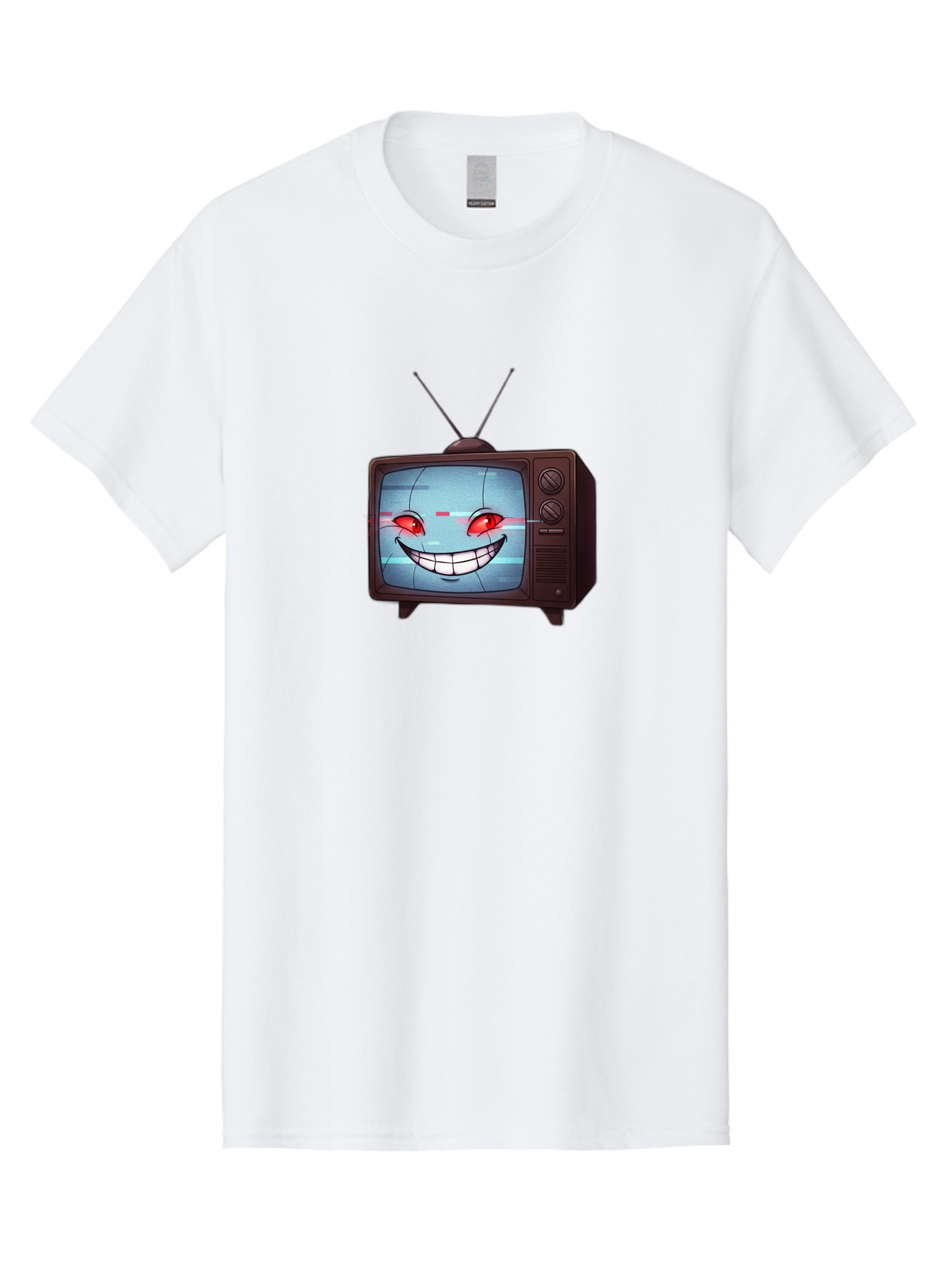 Tv-With-Creepy-Face Men'S Graphic Tee, 100% Cotton, Comfortable Casual Summer Wear, Machine Washable, Vintage Camera, Old Camera, Antique Camera, Black Camera, Classic Photography, Photography Equipment, Nostalgic Device, Film Camera, Ban877 8