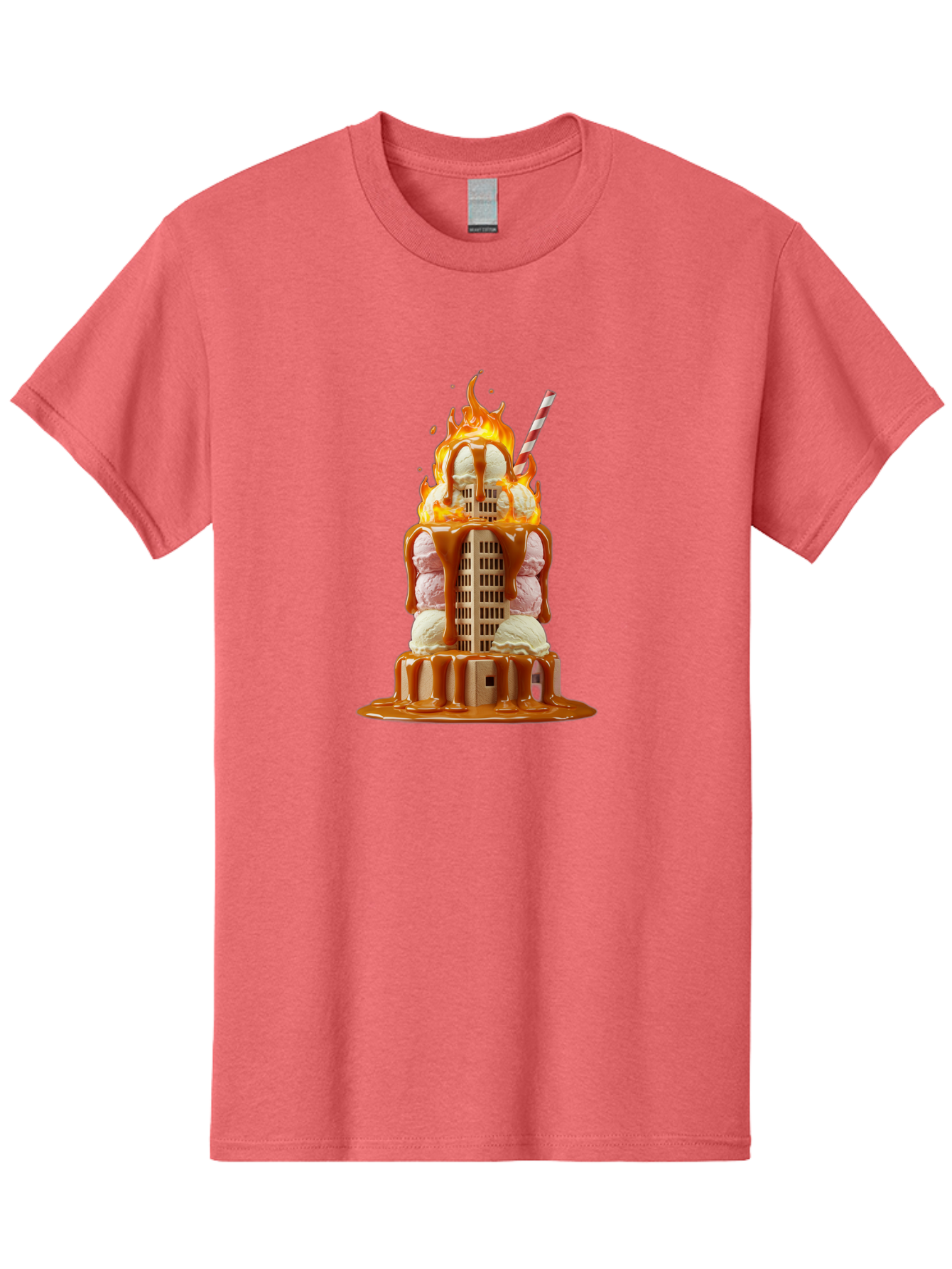Twin-Towers-Ice-Cream Men'S Graphic Tee, 100% Cotton, Comfortable Casual Summer Wear, Machine Washable, Vintage Camera, Old Camera, Antique Camera, Black Camera, Classic Photography, Photography Equipment, Nostalgic Device, Film Camera, Ban878 5