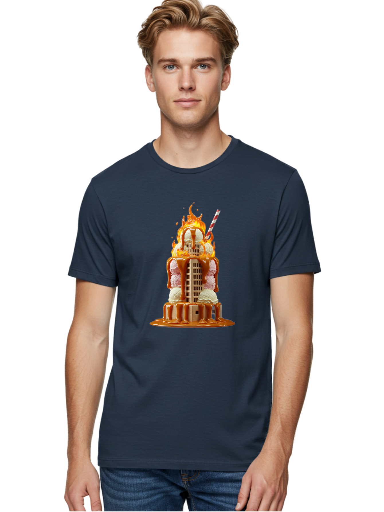 Twin-Towers-Ice-Cream Men'S Graphic Tee, 100% Cotton, Comfortable Casual Summer Wear, Machine Washable, Vintage Camera, Old Camera, Antique Camera, Black Camera, Classic Photography, Photography Equipment, Nostalgic Device, Film Camera, Ban878 29
