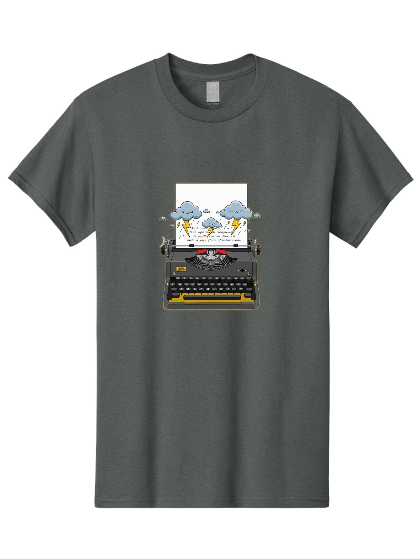 Typewriter-Storm Men'S Graphic Tee, 100% Cotton, Comfortable Casual Summer Wear, Machine Washable, Vintage Camera, Old Camera, Antique Camera, Black Camera, Classic Photography, Photography Equipment, Nostalgic Device, Film Camera, Camera Art Ban880 11