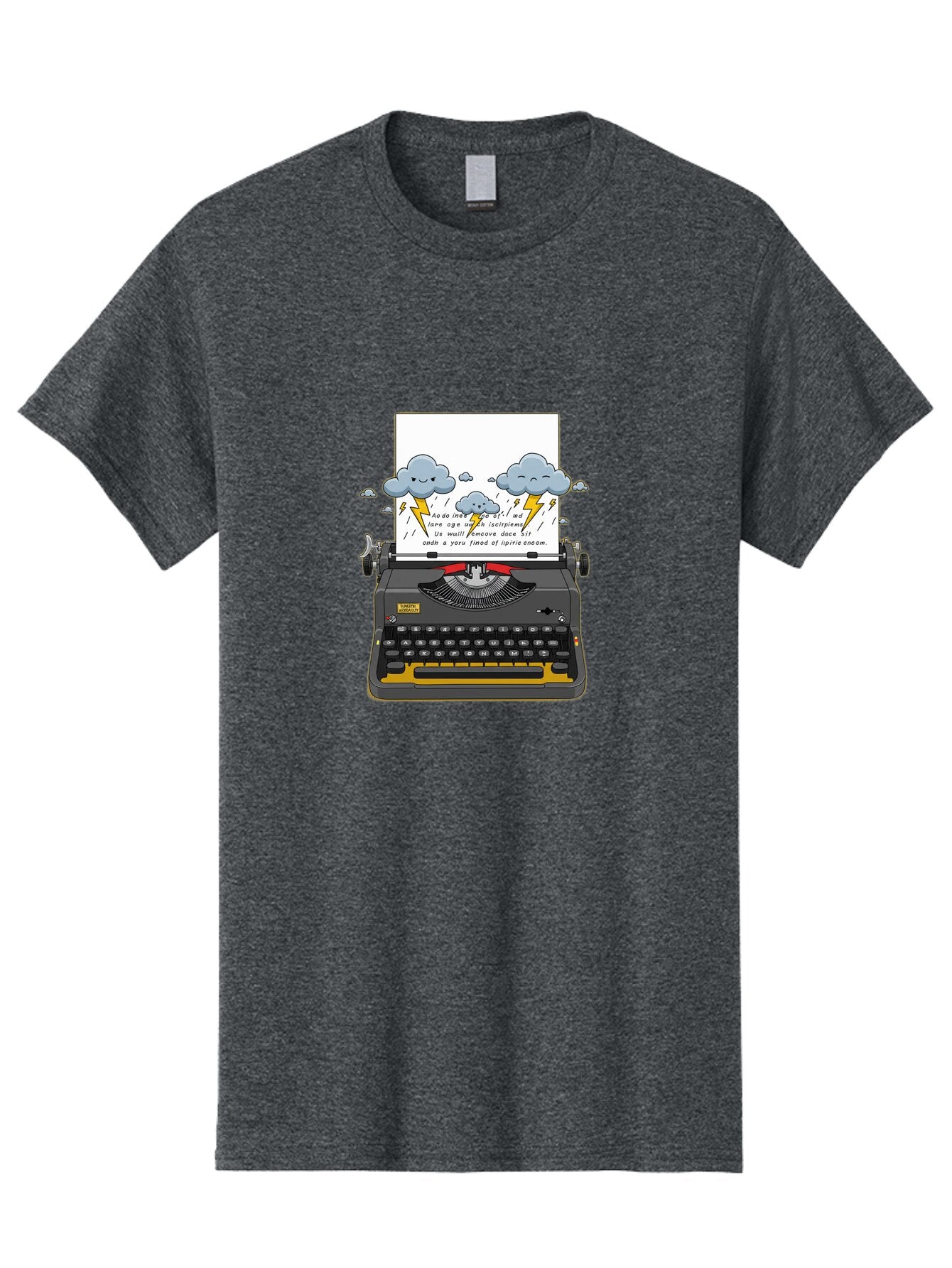 Typewriter-Storm Men'S Graphic Tee, 100% Cotton, Comfortable Casual Summer Wear, Machine Washable, Vintage Camera, Old Camera, Antique Camera, Black Camera, Classic Photography, Photography Equipment, Nostalgic Device, Film Camera, Camera Art Ban880 5