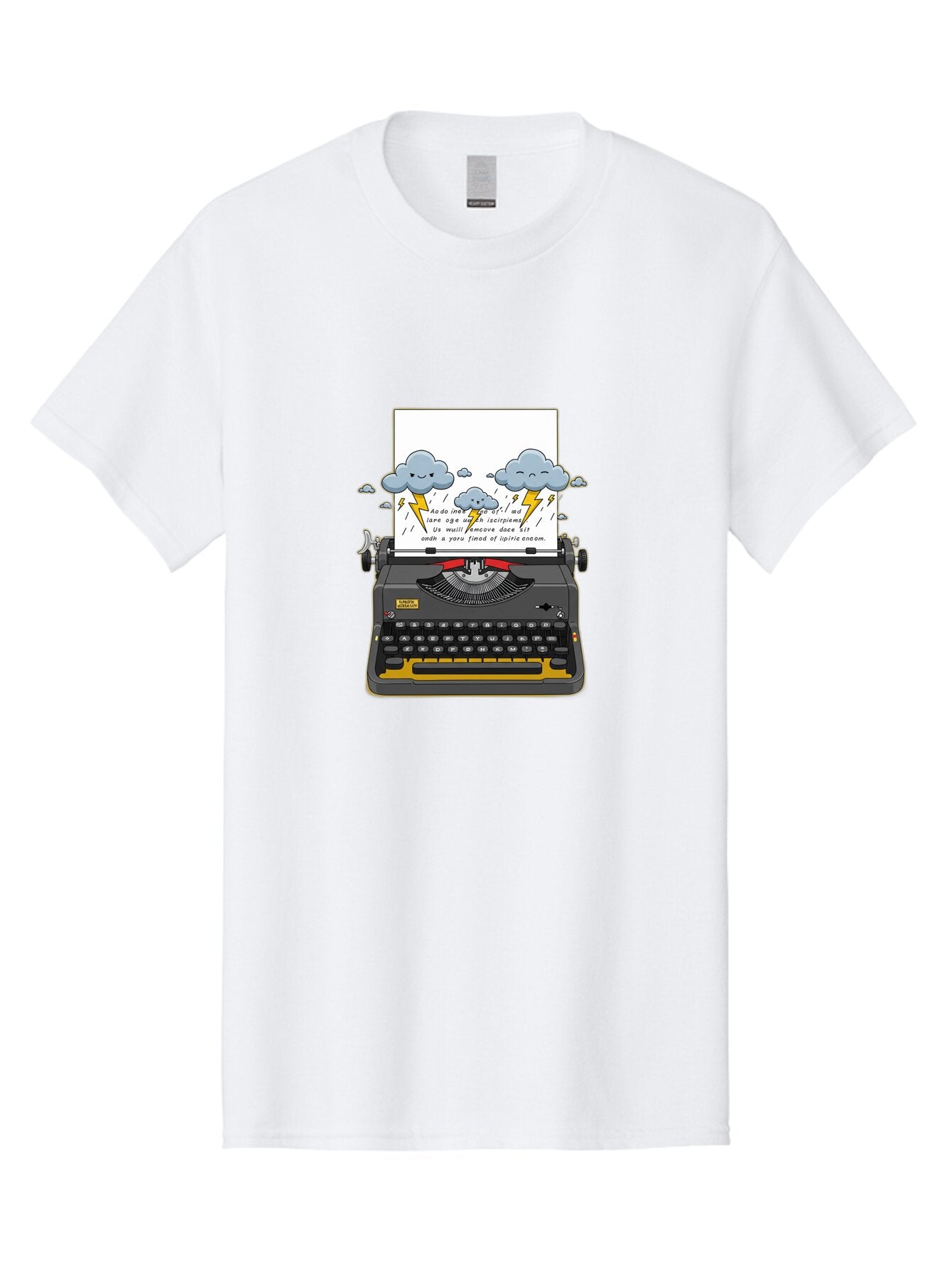 Typewriter-Storm Men'S Graphic Tee, 100% Cotton, Comfortable Casual Summer Wear, Machine Washable, Vintage Camera, Old Camera, Antique Camera, Black Camera, Classic Photography, Photography Equipment, Nostalgic Device, Film Camera, Camera Art Ban880 13