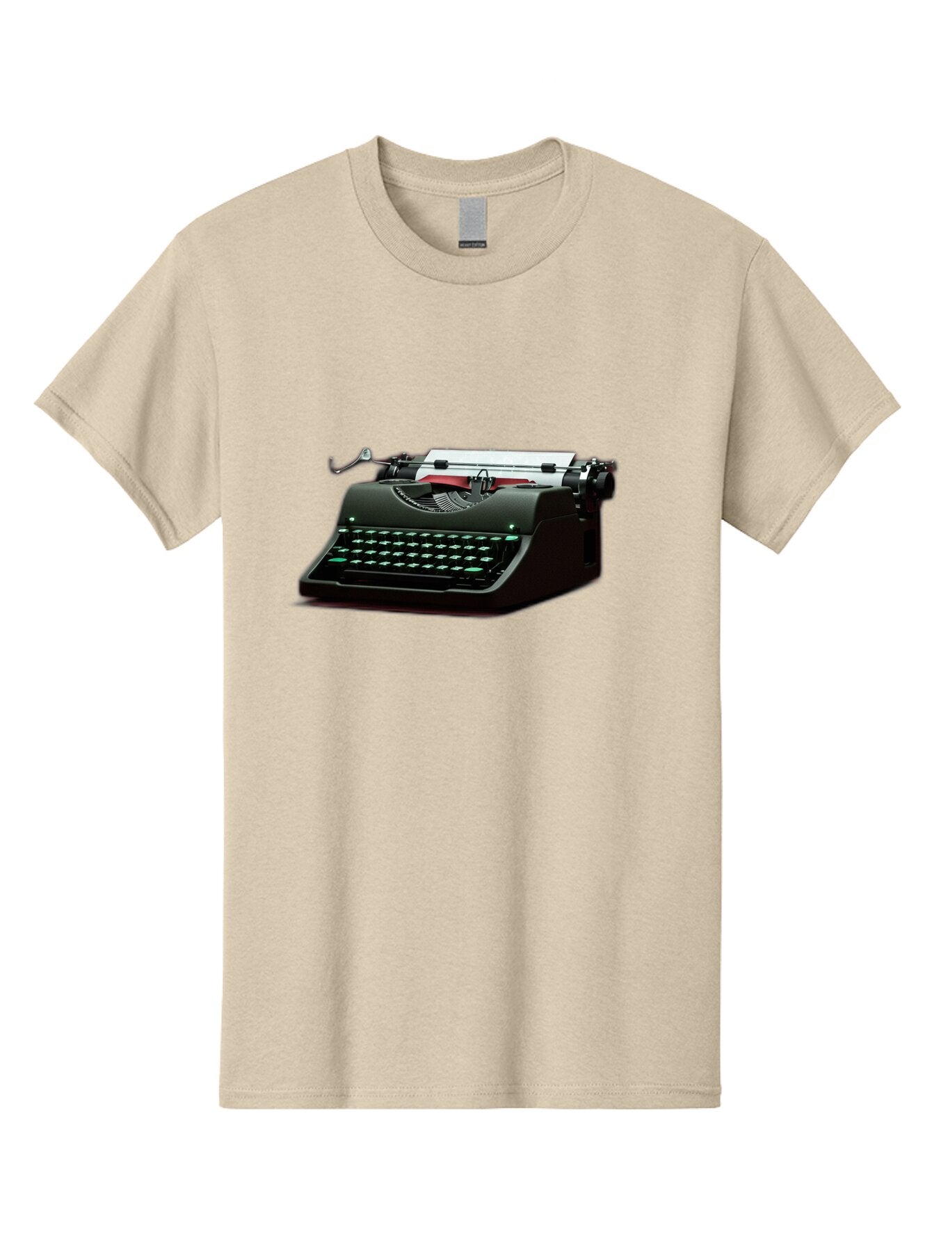 Typewriter Men'S Graphic Tee, 100% Cotton, Comfortable Casual Summer Wear, Machine Washable, Vintage Camera, Old Camera, Antique Camera, Black Camera, Classic Photography, Photography Equipment, Nostalgic Device, Film Camera, Camera Art Ban881 5