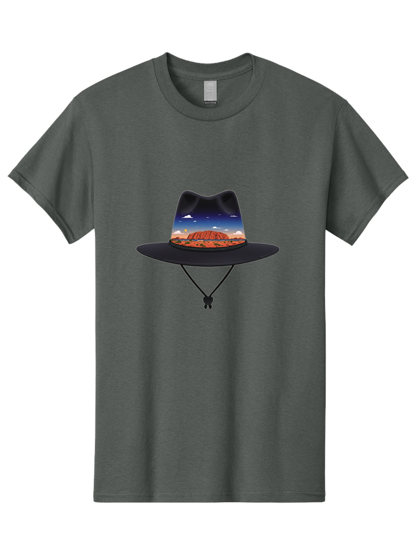 Uluru-Sunset-Hat Men'S Graphic Tee, 100% Cotton, Comfortable Casual Summer Wear, Machine Washable, Vintage Camera, Old Camera, Antique Camera, Black Camera, Classic Photography, Photography Equipment, Nostalgic Device, Film Camera, Camera Art Ban886 12