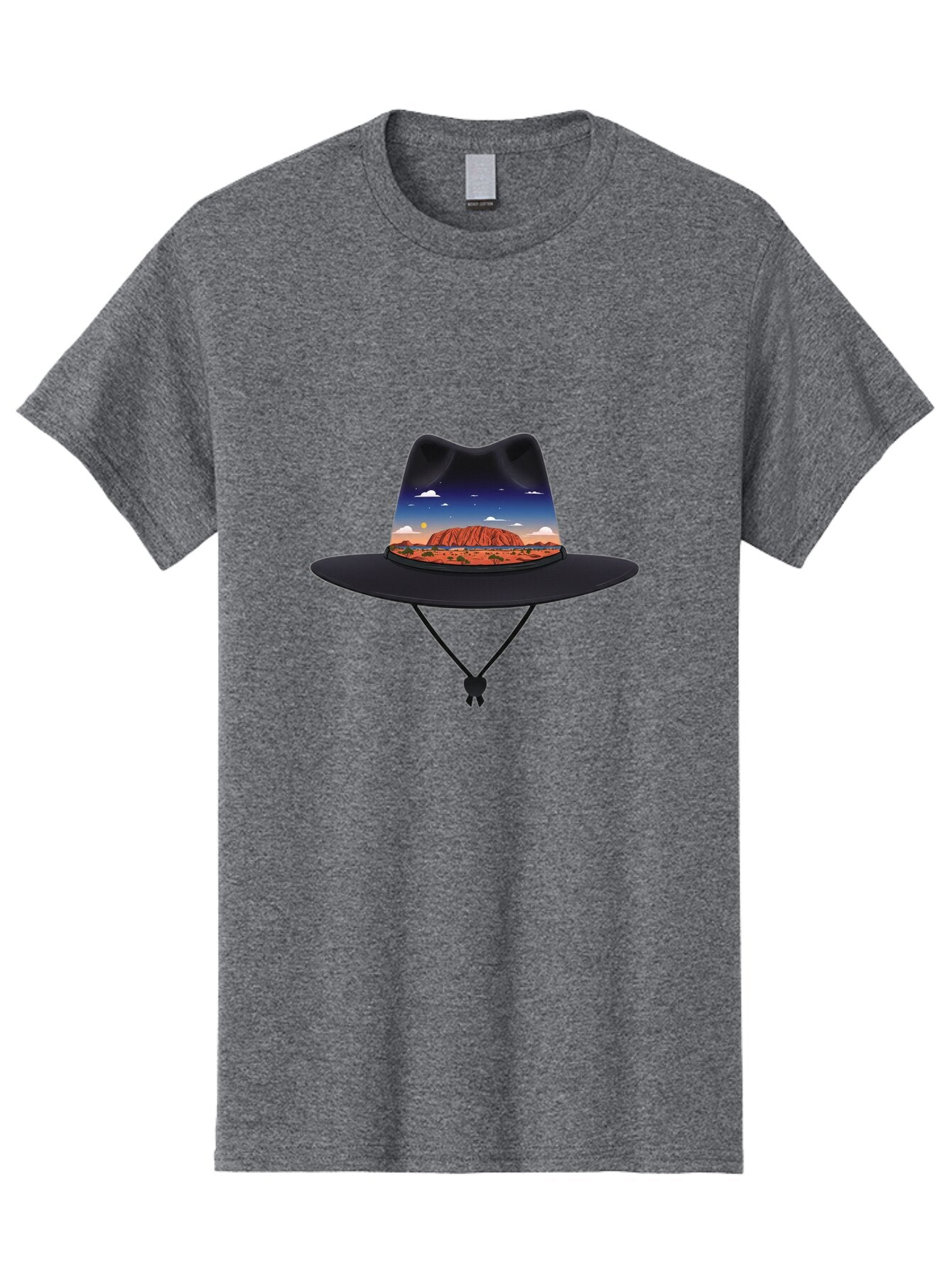 Uluru-Sunset-Hat Men'S Graphic Tee, 100% Cotton, Comfortable Casual Summer Wear, Machine Washable, Vintage Camera, Old Camera, Antique Camera, Black Camera, Classic Photography, Photography Equipment, Nostalgic Device, Film Camera, Camera Art Ban886 11