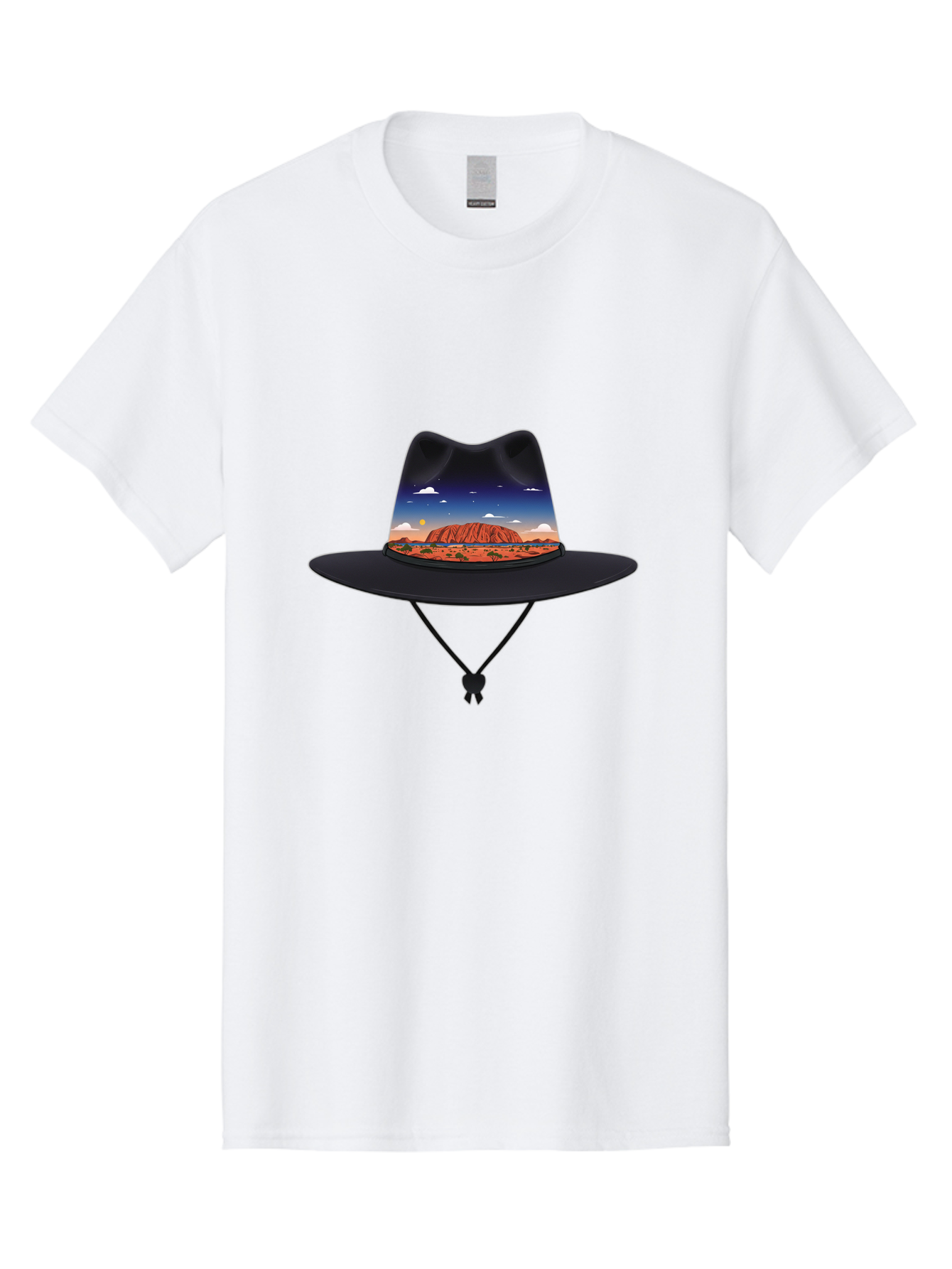 Uluru-Sunset-Hat Men'S Graphic Tee, 100% Cotton, Comfortable Casual Summer Wear, Machine Washable, Vintage Camera, Old Camera, Antique Camera, Black Camera, Classic Photography, Photography Equipment, Nostalgic Device, Film Camera, Camera Art Ban886 10