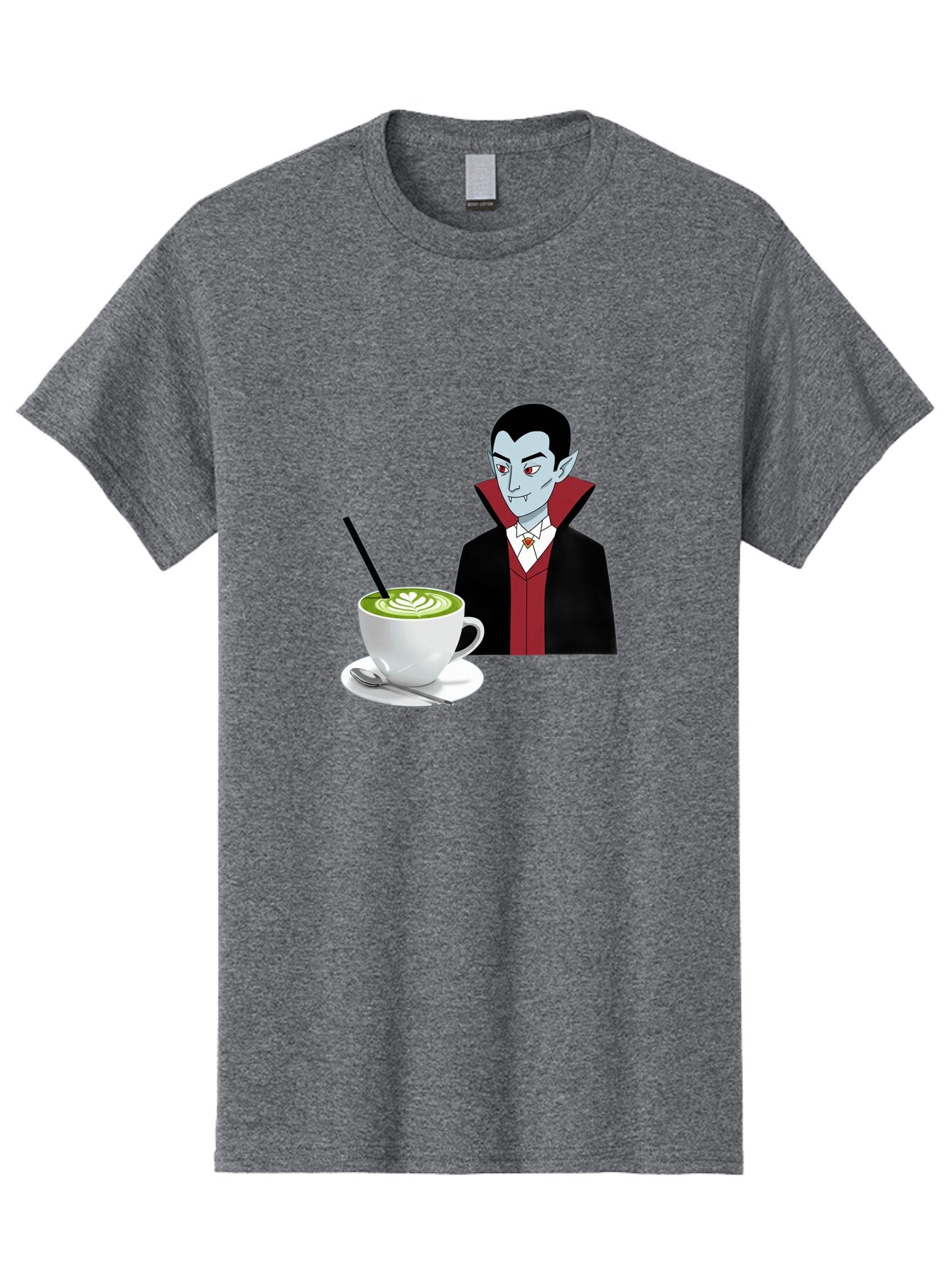 Vampire-Drinking-Coffee Men'S Graphic Tee, 100% Cotton, Comfortable Casual Summer Wear, Machine Washable, Vintage Camera, Old Camera, Antique Camera, Black Camera, Classic Photography, Photography Equipment, Nostalgic Device, Film Camera, Ban894 8