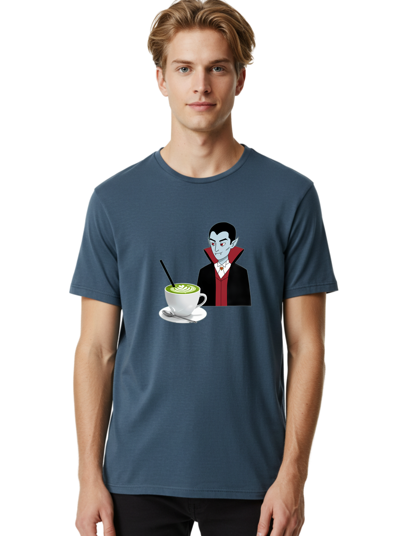 Vampire-Drinking-Coffee Men'S Graphic Tee, 100% Cotton, Comfortable Casual Summer Wear, Machine Washable, Vintage Camera, Old Camera, Antique Camera, Black Camera, Classic Photography, Photography Equipment, Nostalgic Device, Film Camera, Ban894 26