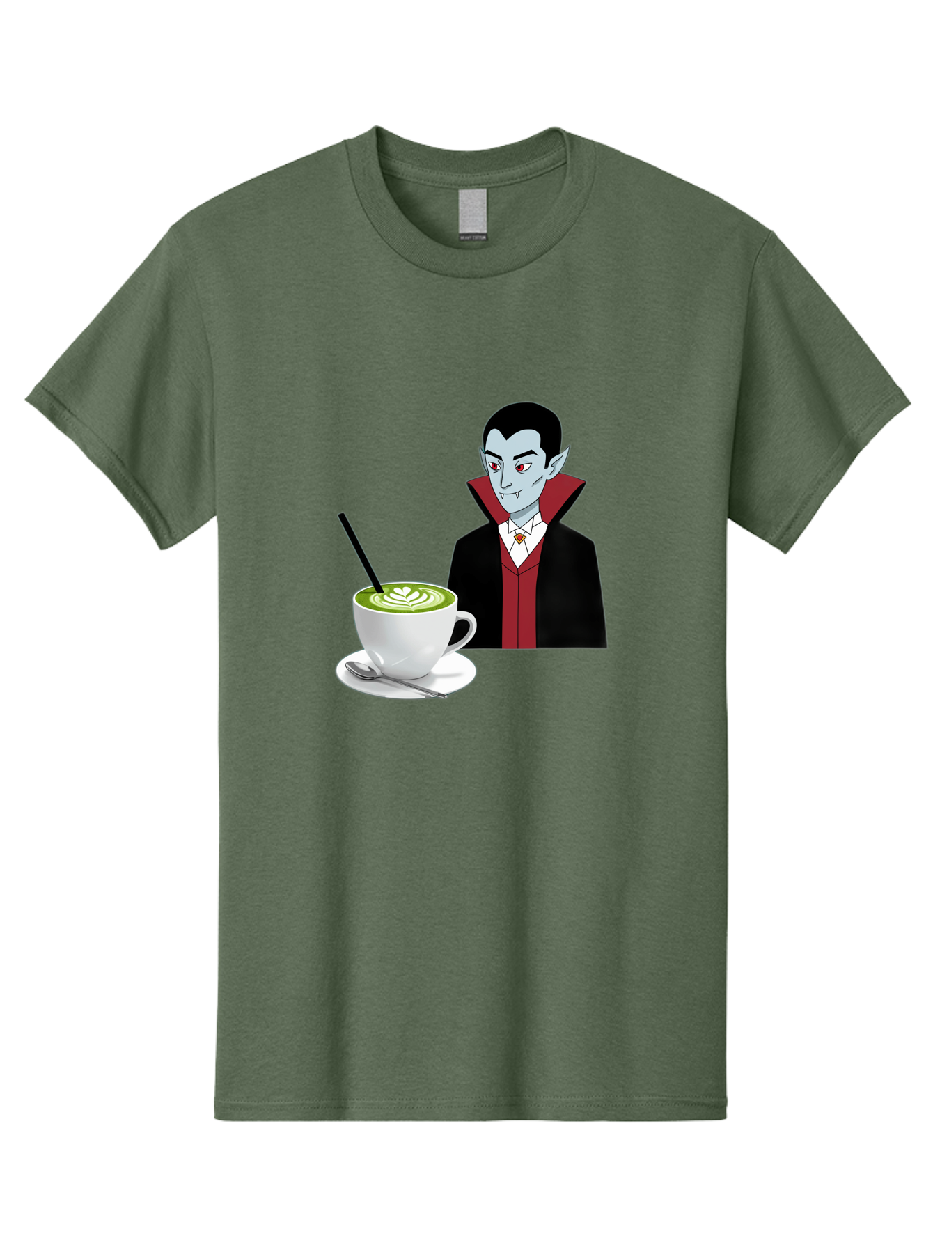 Vampire-Drinking-Coffee Men'S Graphic Tee, 100% Cotton, Comfortable Casual Summer Wear, Machine Washable, Vintage Camera, Old Camera, Antique Camera, Black Camera, Classic Photography, Photography Equipment, Nostalgic Device, Film Camera, Ban894 7