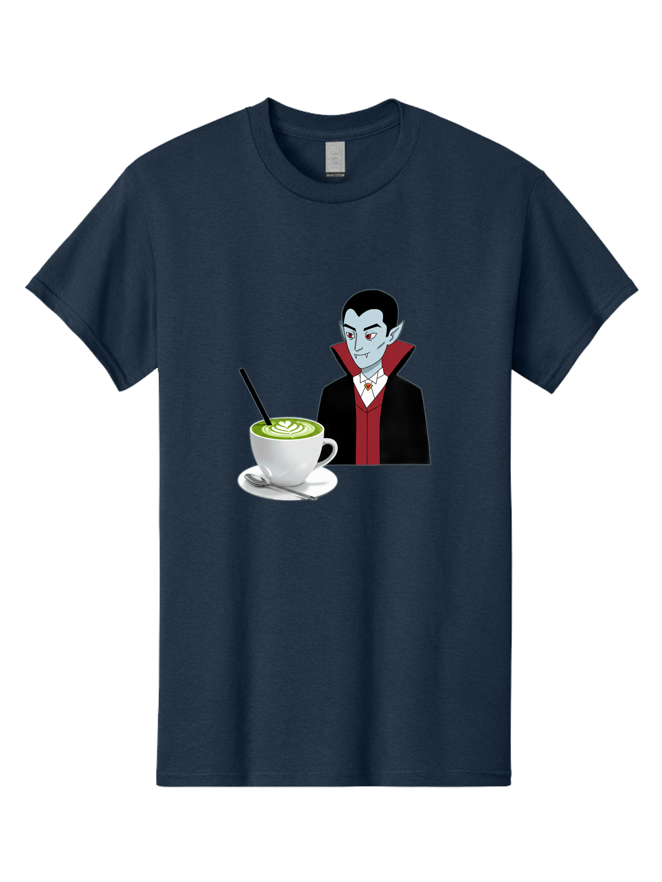 Vampire-Drinking-Coffee Men'S Graphic Tee, 100% Cotton, Comfortable Casual Summer Wear, Machine Washable, Vintage Camera, Old Camera, Antique Camera, Black Camera, Classic Photography, Photography Equipment, Nostalgic Device, Film Camera, Ban894 5