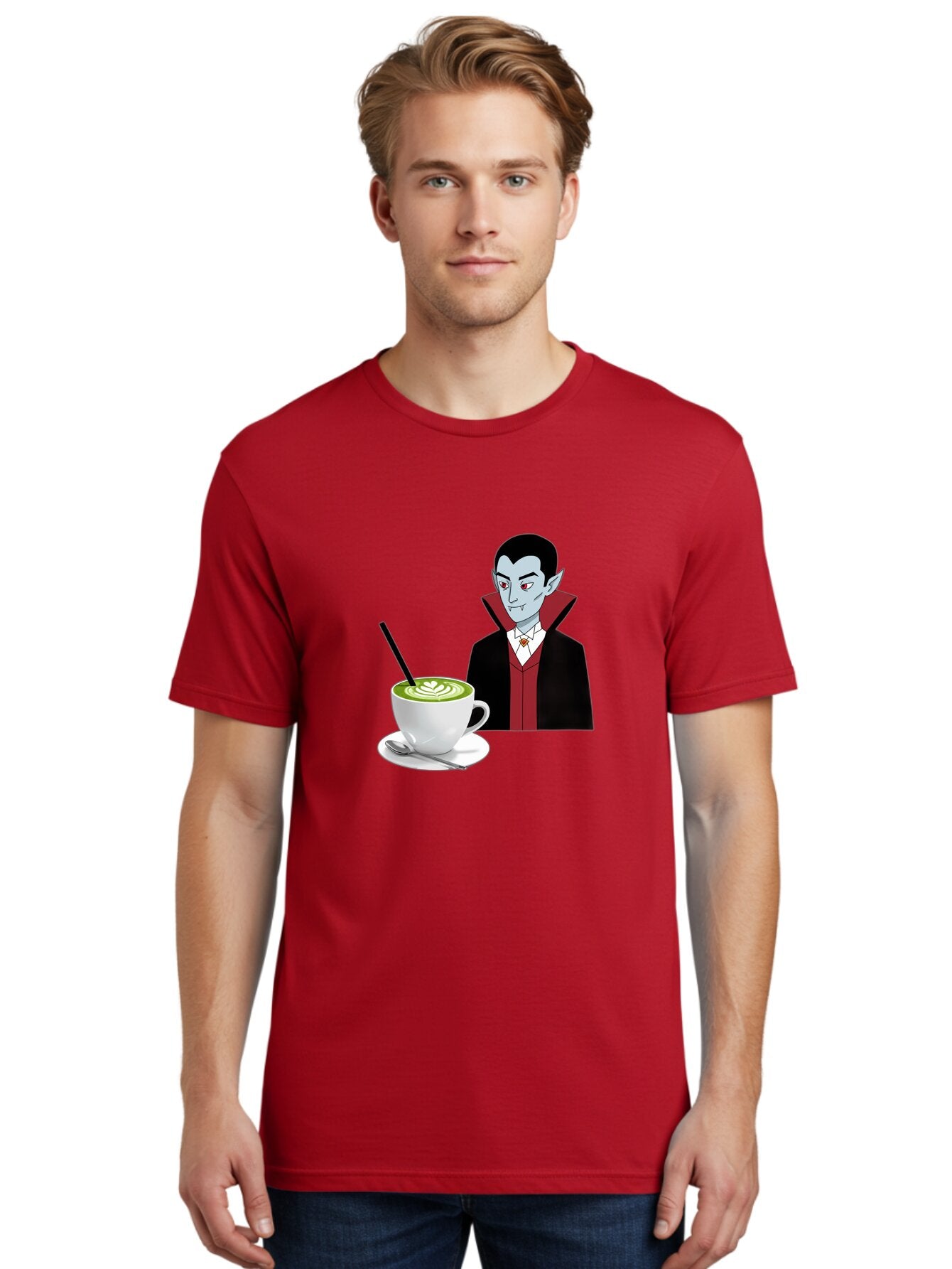 Vampire-Drinking-Coffee Men'S Graphic Tee, 100% Cotton, Comfortable Casual Summer Wear, Machine Washable, Vintage Camera, Old Camera, Antique Camera, Black Camera, Classic Photography, Photography Equipment, Nostalgic Device, Film Camera, Ban894 20