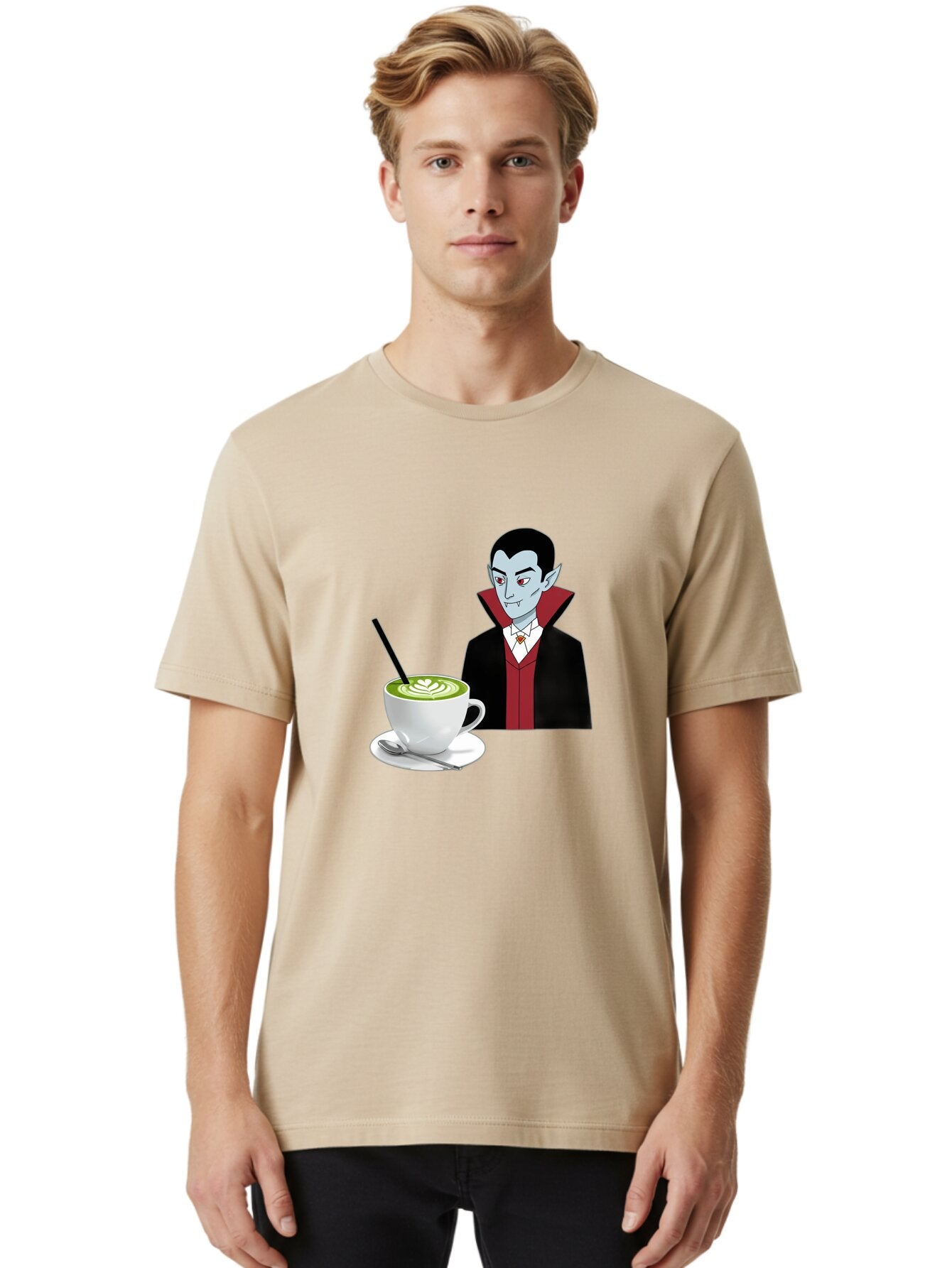 Vampire-Drinking-Coffee Men'S Graphic Tee, 100% Cotton, Comfortable Casual Summer Wear, Machine Washable, Vintage Camera, Old Camera, Antique Camera, Black Camera, Classic Photography, Photography Equipment, Nostalgic Device, Film Camera, Ban894 17