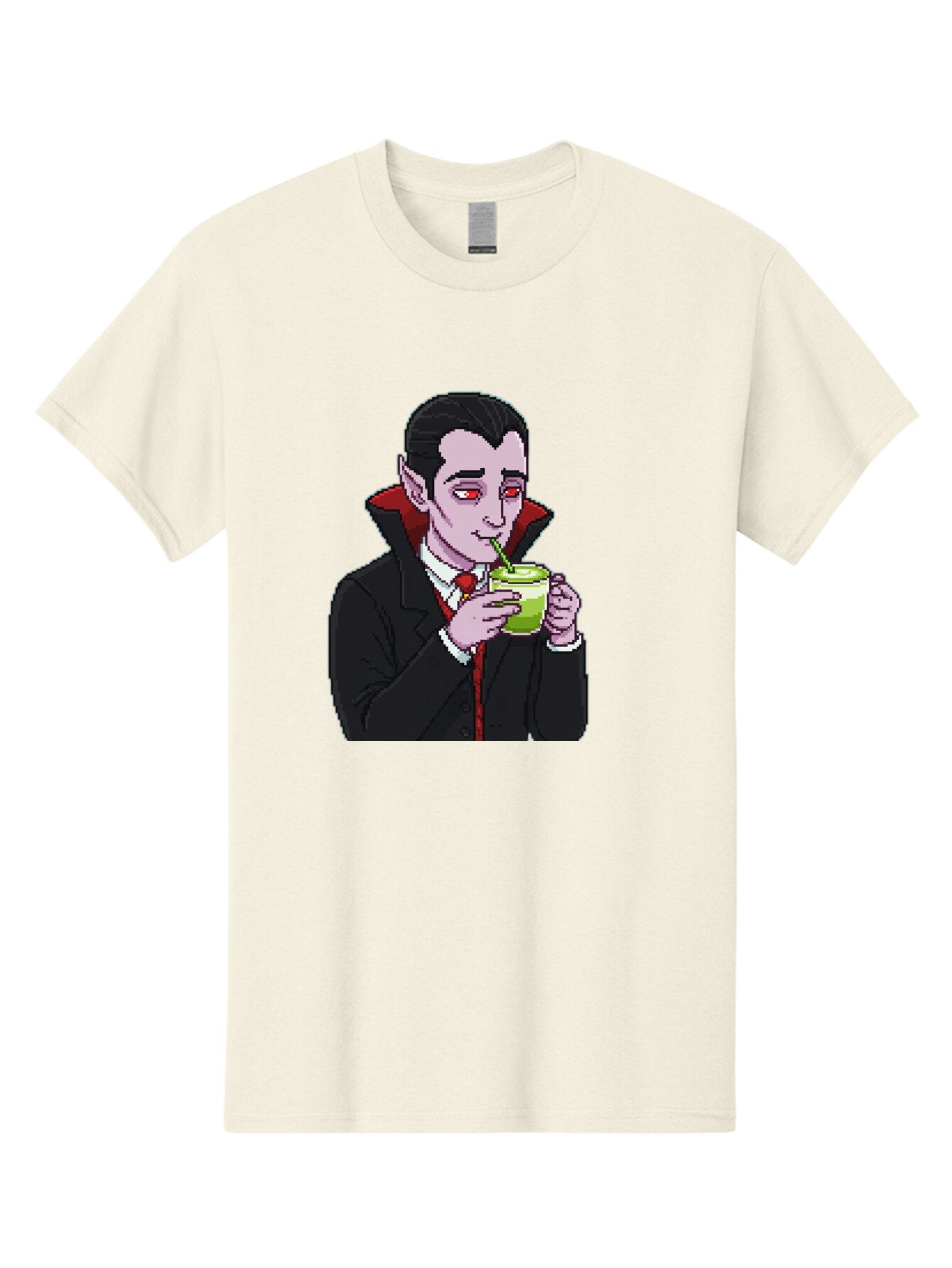 Vampire-Drinking-Matcha-2 Men'S Graphic Tee, 100% Cotton, Comfortable Casual Summer Wear, Machine Washable, Vintage Camera, Old Camera, Antique Camera, Black Camera, Classic Photography, Photography Equipment, Nostalgic Device, Film Camera, Ban896 14