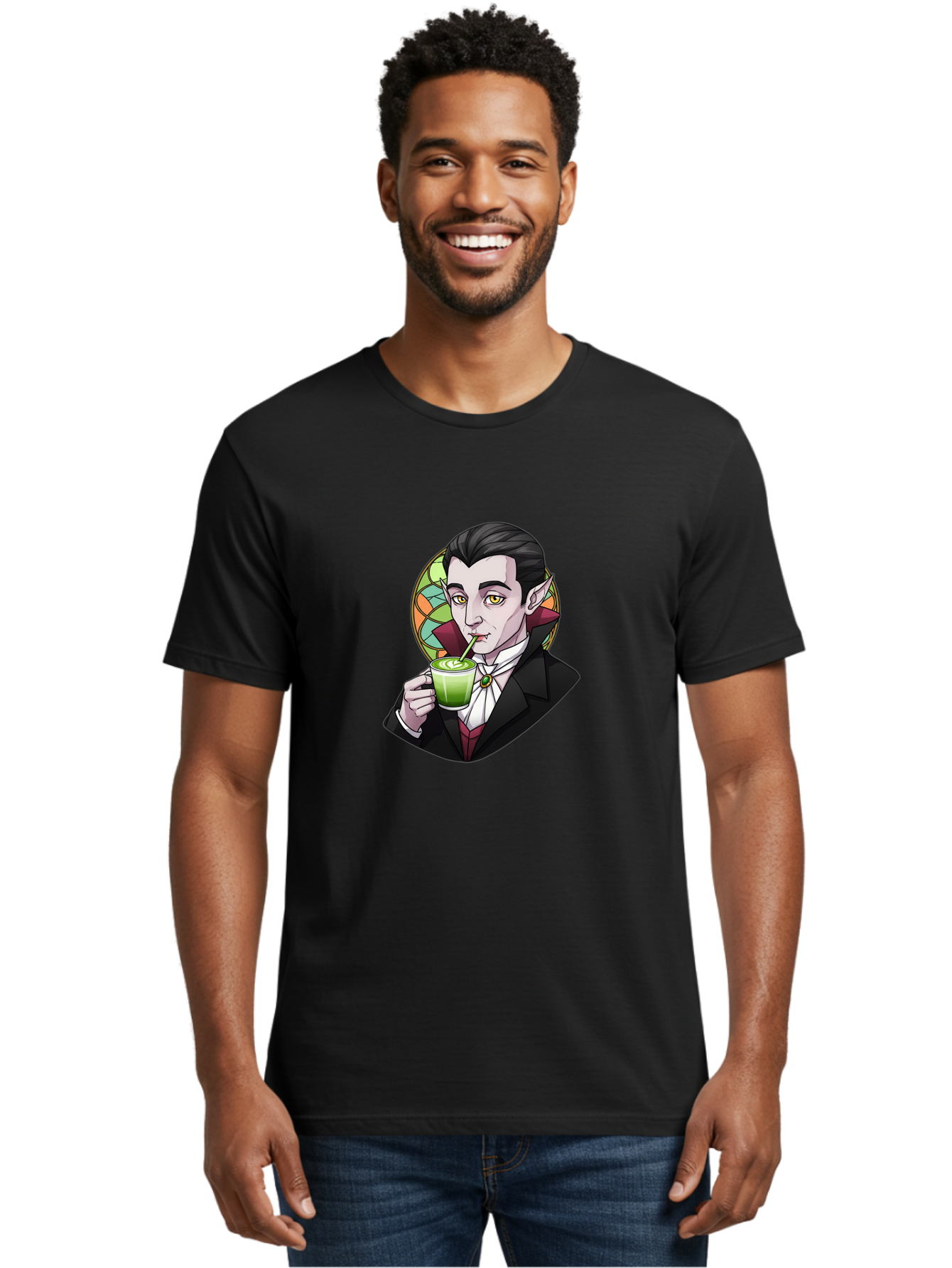 Vampire-Drinking-Matcha-3 Men'S Graphic Tee, 100% Cotton, Comfortable Casual Summer Wear, Machine Washable, Vintage Camera, Old Camera, Antique Camera, Black Camera, Classic Photography, Photography Equipment, Nostalgic Device, Film Camera, Ban897 27