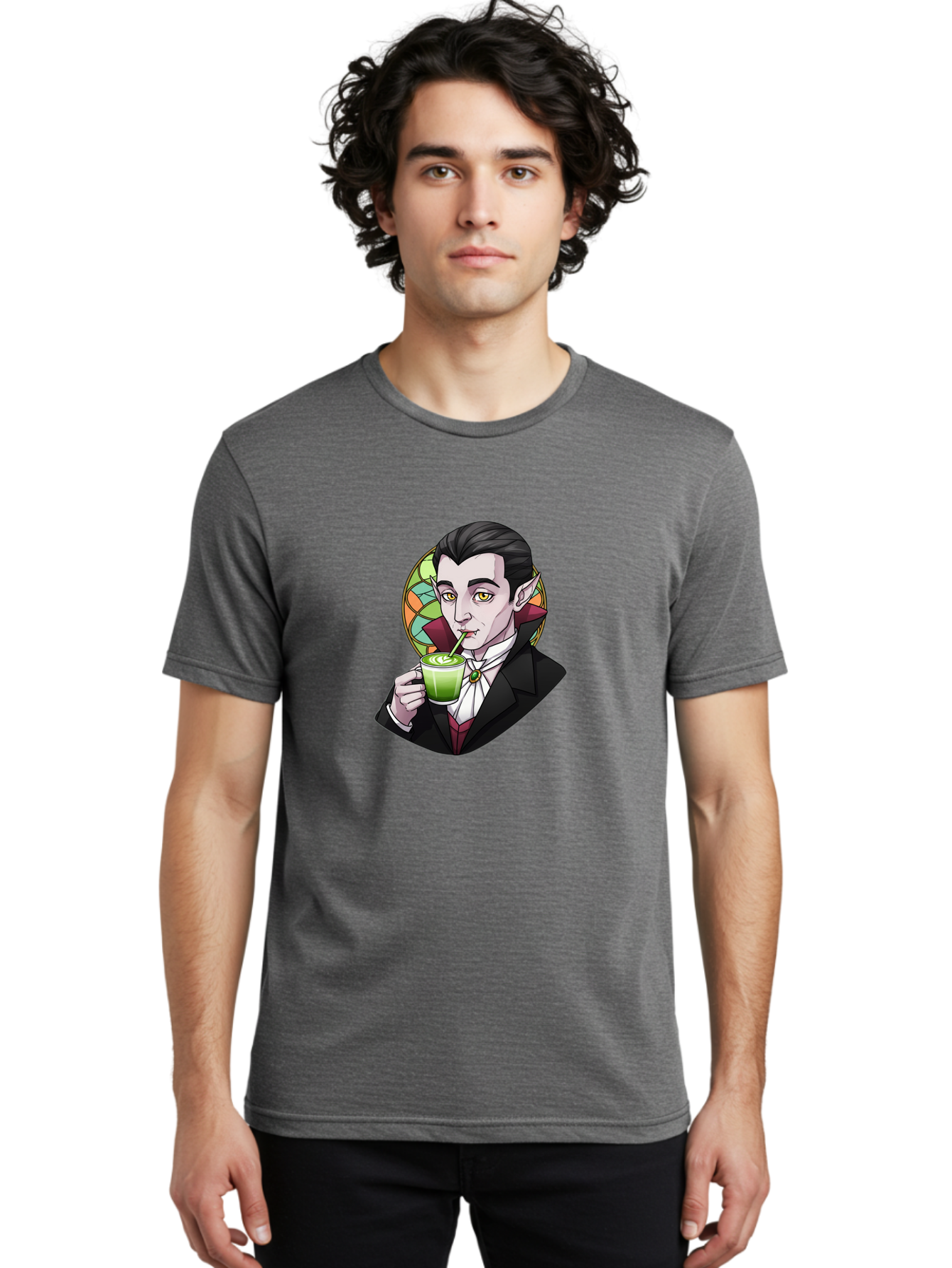 Vampire-Drinking-Matcha-3 Men'S Graphic Tee, 100% Cotton, Comfortable Casual Summer Wear, Machine Washable, Vintage Camera, Old Camera, Antique Camera, Black Camera, Classic Photography, Photography Equipment, Nostalgic Device, Film Camera, Ban897 20