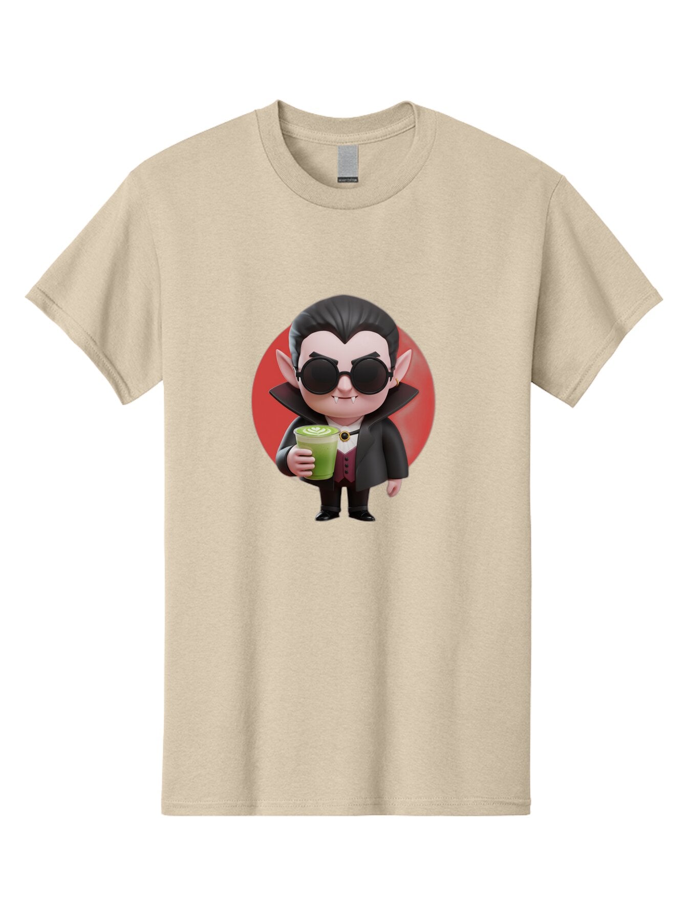 Vampire-Drinking-Matcha Men'S Graphic Tee, 100% Cotton, Comfortable Casual Summer Wear, Machine Washable, Vintage Camera, Old Camera, Antique Camera, Black Camera, Classic Photography, Photography Equipment, Nostalgic Device, Film Camera, Ban900 8