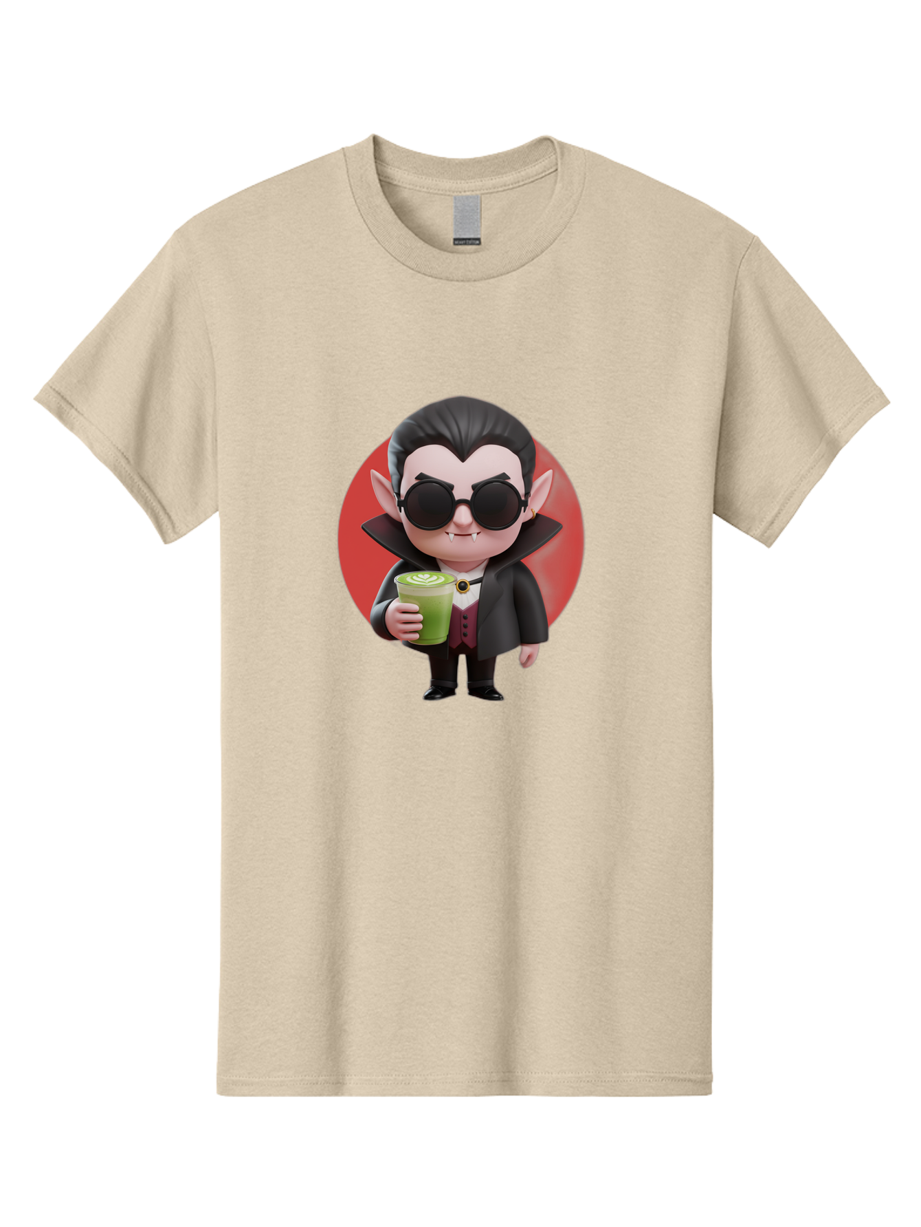 Vampire-Drinking-Matcha Men'S Graphic Tee, 100% Cotton, Comfortable Casual Summer Wear, Machine Washable, Vintage Camera, Old Camera, Antique Camera, Black Camera, Classic Photography, Photography Equipment, Nostalgic Device, Film Camera, Ban900 6