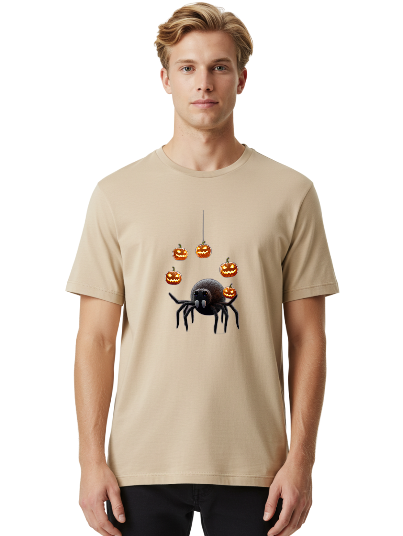 Vampire-Spider-With-Pumpkins Men'S Graphic Tee, 100% Cotton, Comfortable Casual Summer Wear, Machine Washable, Vintage Camera, Old Camera, Antique Camera, Black Camera, Classic Photography, Photography Equipment, Nostalgic Device, Film Camera, Ban902 21