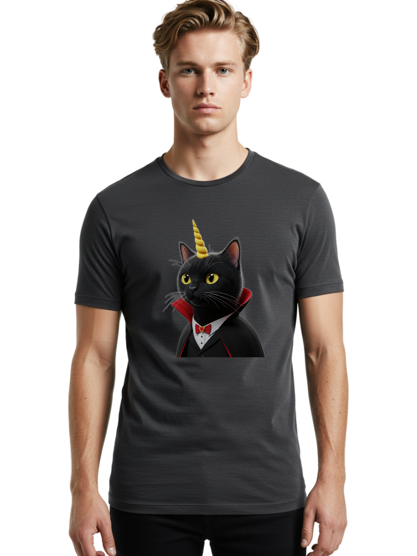 Vampire-Unicorn-Cat-1 Men'S Graphic Tee, 100% Cotton, Comfortable Casual Summer Wear, Machine Washable, Vintage Camera, Old Camera, Antique Camera, Black Camera, Classic Photography, Photography Equipment, Nostalgic Device, Film Camera, Ban903 25