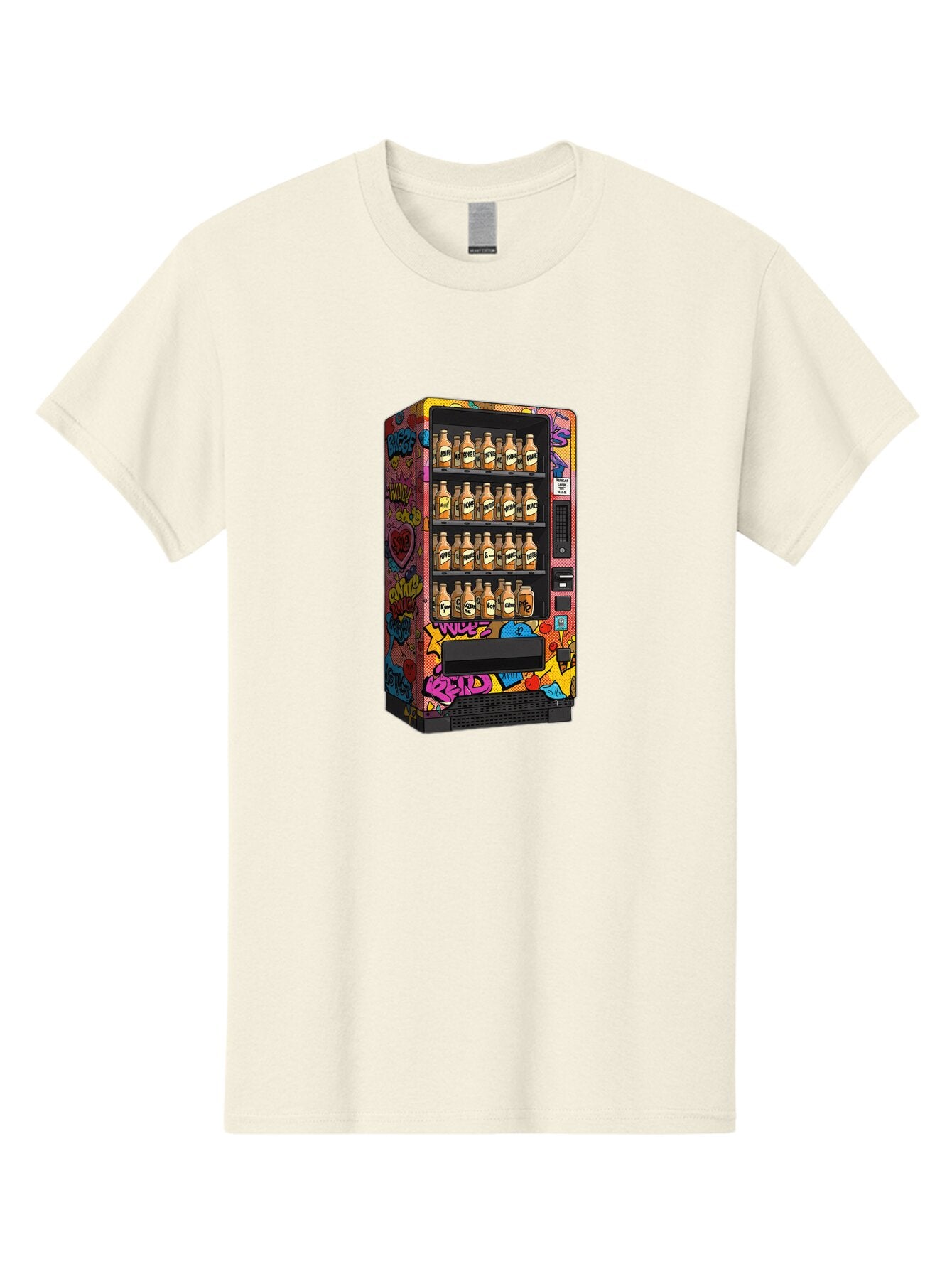 Vending-Machine-Graffiti Men'S Graphic Tee, 100% Cotton, Comfortable Casual Summer Wear, Machine Washable, Vintage Camera, Old Camera, Antique Camera, Black Camera, Classic Photography, Photography Equipment, Nostalgic Device, Film Camera, Ban909 14