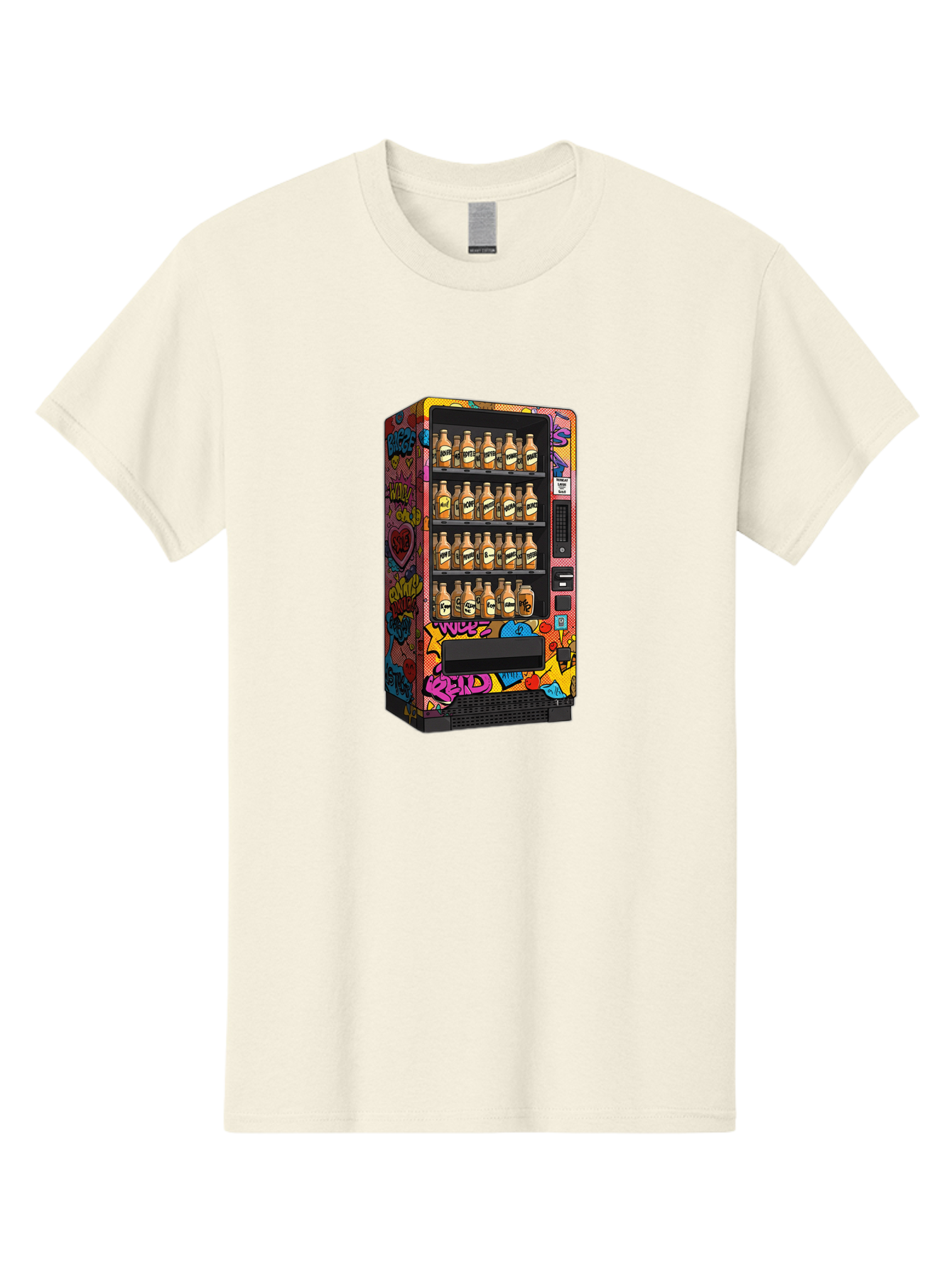 Vending-Machine-Graffiti Men'S Graphic Tee, 100% Cotton, Comfortable Casual Summer Wear, Machine Washable, Vintage Camera, Old Camera, Antique Camera, Black Camera, Classic Photography, Photography Equipment, Nostalgic Device, Film Camera, Ban909
