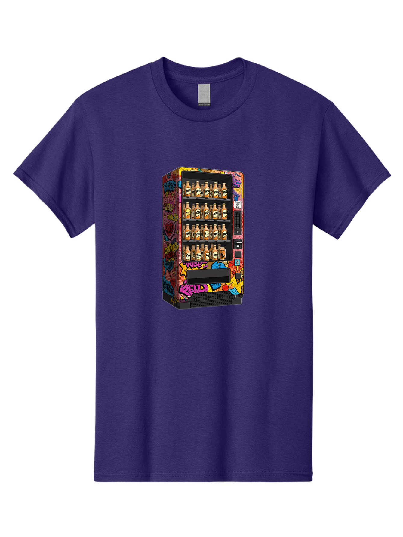 Vending-Machine-Graffiti Men'S Graphic Tee, 100% Cotton, Comfortable Casual Summer Wear, Machine Washable, Vintage Camera, Old Camera, Antique Camera, Black Camera, Classic Photography, Photography Equipment, Nostalgic Device, Film Camera, Ban909 15