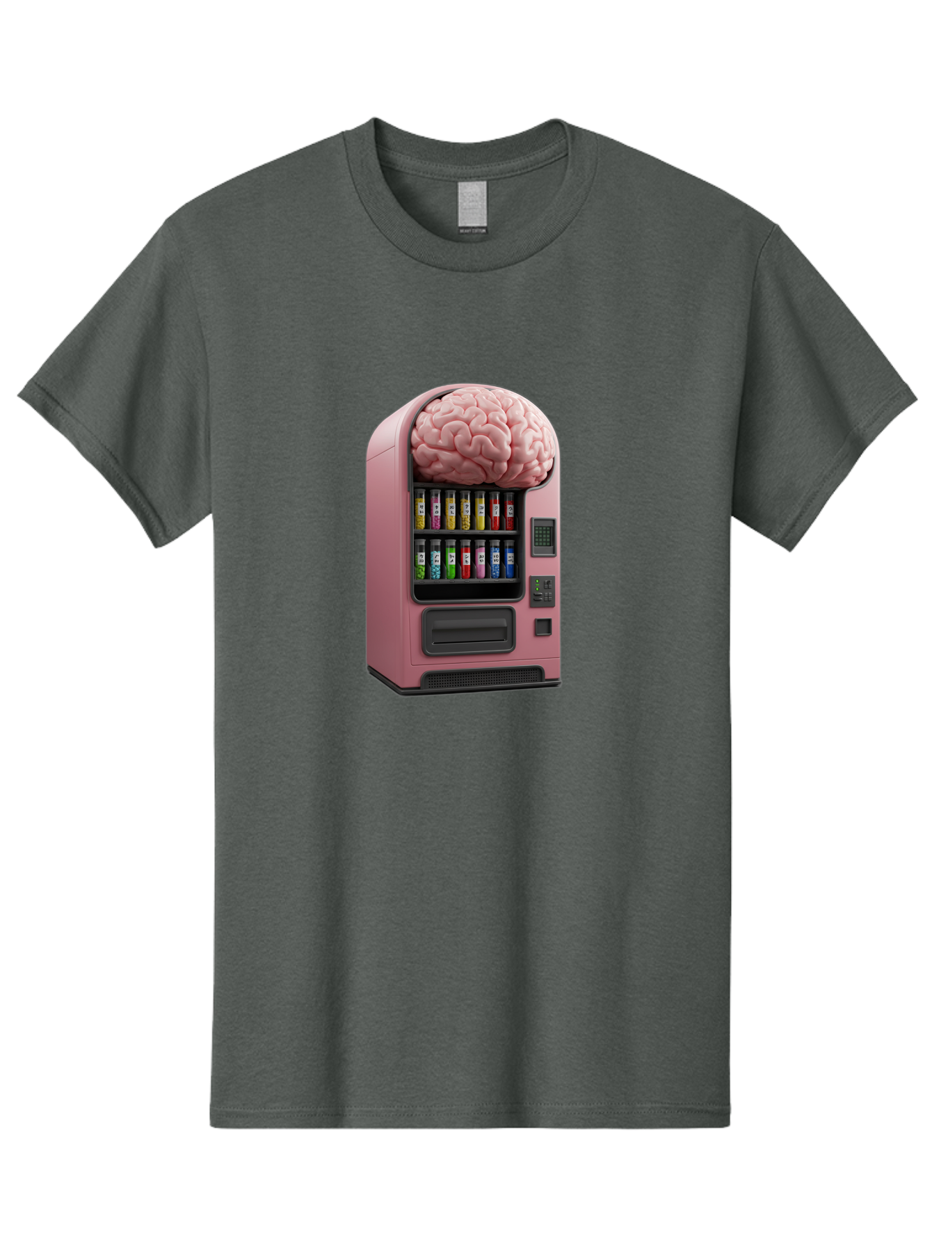 Vending-Machine-With-Brain Men'S Graphic Tee, 100% Cotton, Comfortable Casual Summer Wear, Machine Washable, Vintage Camera, Old Camera, Antique Camera, Black Camera, Classic Photography, Photography Equipment, Nostalgic Device, Film Camera, Ban910 5