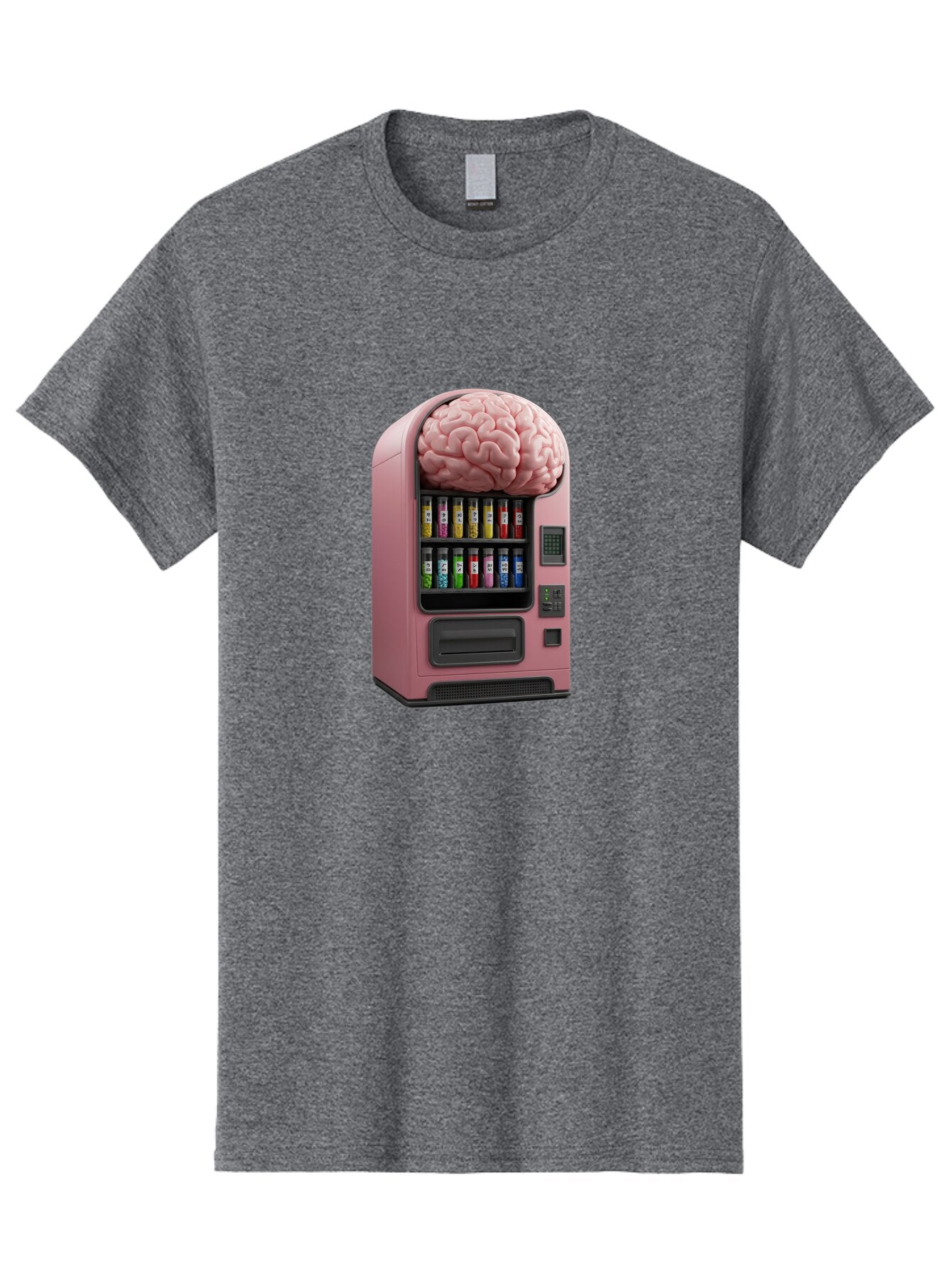 Vending-Machine-With-Brain Men'S Graphic Tee, 100% Cotton, Comfortable Casual Summer Wear, Machine Washable, Vintage Camera, Old Camera, Antique Camera, Black Camera, Classic Photography, Photography Equipment, Nostalgic Device, Film Camera, Ban910 7