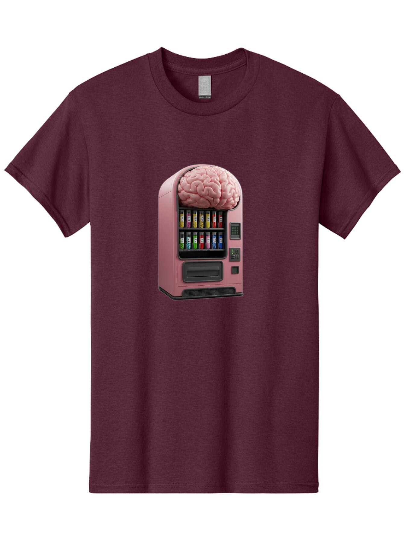 Vending-Machine-With-Brain Men'S Graphic Tee, 100% Cotton, Comfortable Casual Summer Wear, Machine Washable, Vintage Camera, Old Camera, Antique Camera, Black Camera, Classic Photography, Photography Equipment, Nostalgic Device, Film Camera, Ban910 12