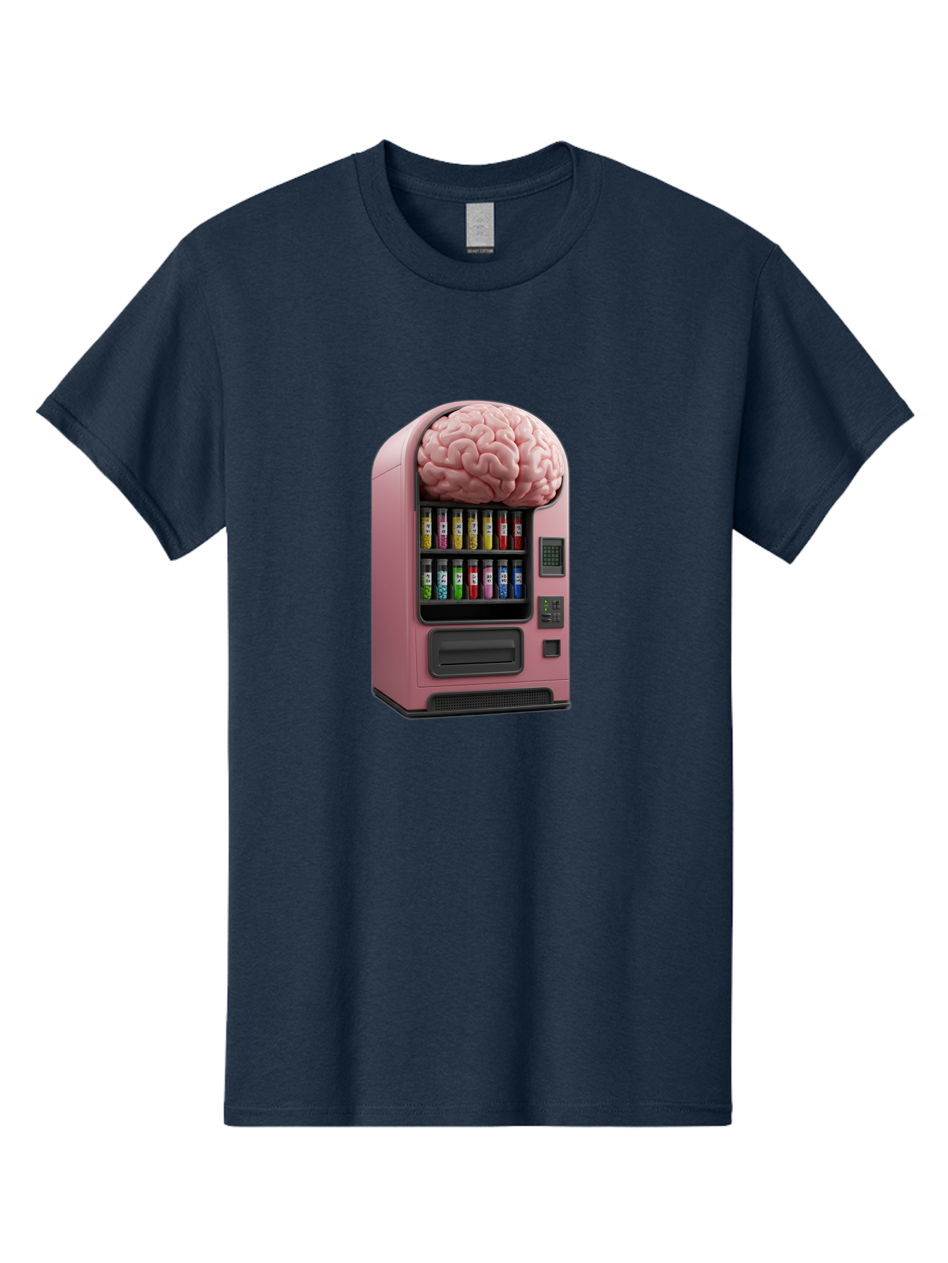 Vending-Machine-With-Brain Men'S Graphic Tee, 100% Cotton, Comfortable Casual Summer Wear, Machine Washable, Vintage Camera, Old Camera, Antique Camera, Black Camera, Classic Photography, Photography Equipment, Nostalgic Device, Film Camera, Ban910 9