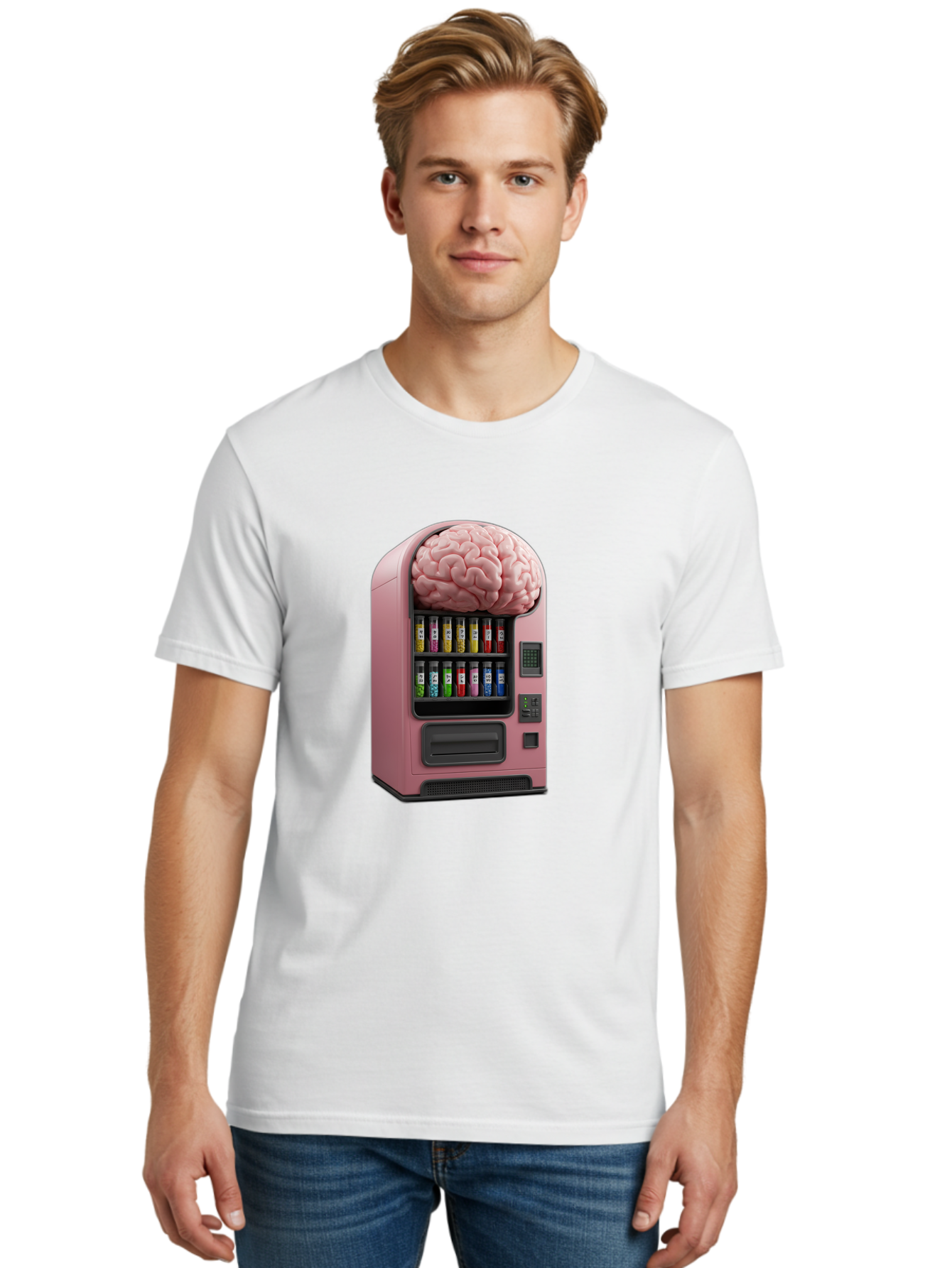 Vending-Machine-With-Brain Men'S Graphic Tee, 100% Cotton, Comfortable Casual Summer Wear, Machine Washable, Vintage Camera, Old Camera, Antique Camera, Black Camera, Classic Photography, Photography Equipment, Nostalgic Device, Film Camera, Ban910 27