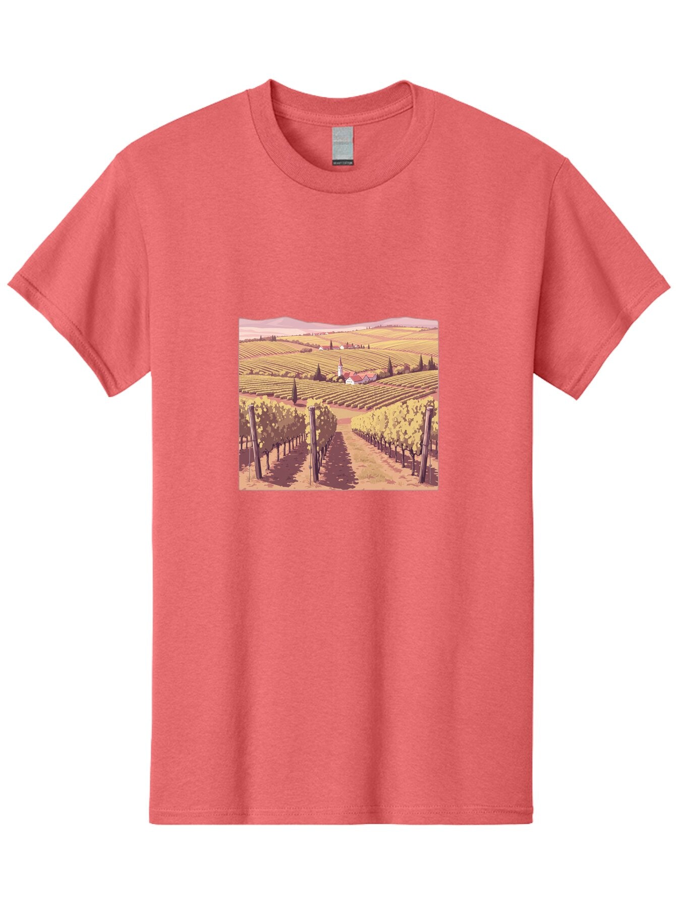 Vineyard-Landscape Men'S Graphic Tee, 100% Cotton, Comfortable Casual Summer Wear, Machine Washable, Vintage Camera, Old Camera, Antique Camera, Black Camera, Classic Photography, Photography Equipment, Nostalgic Device, Film Camera, Ban914 11